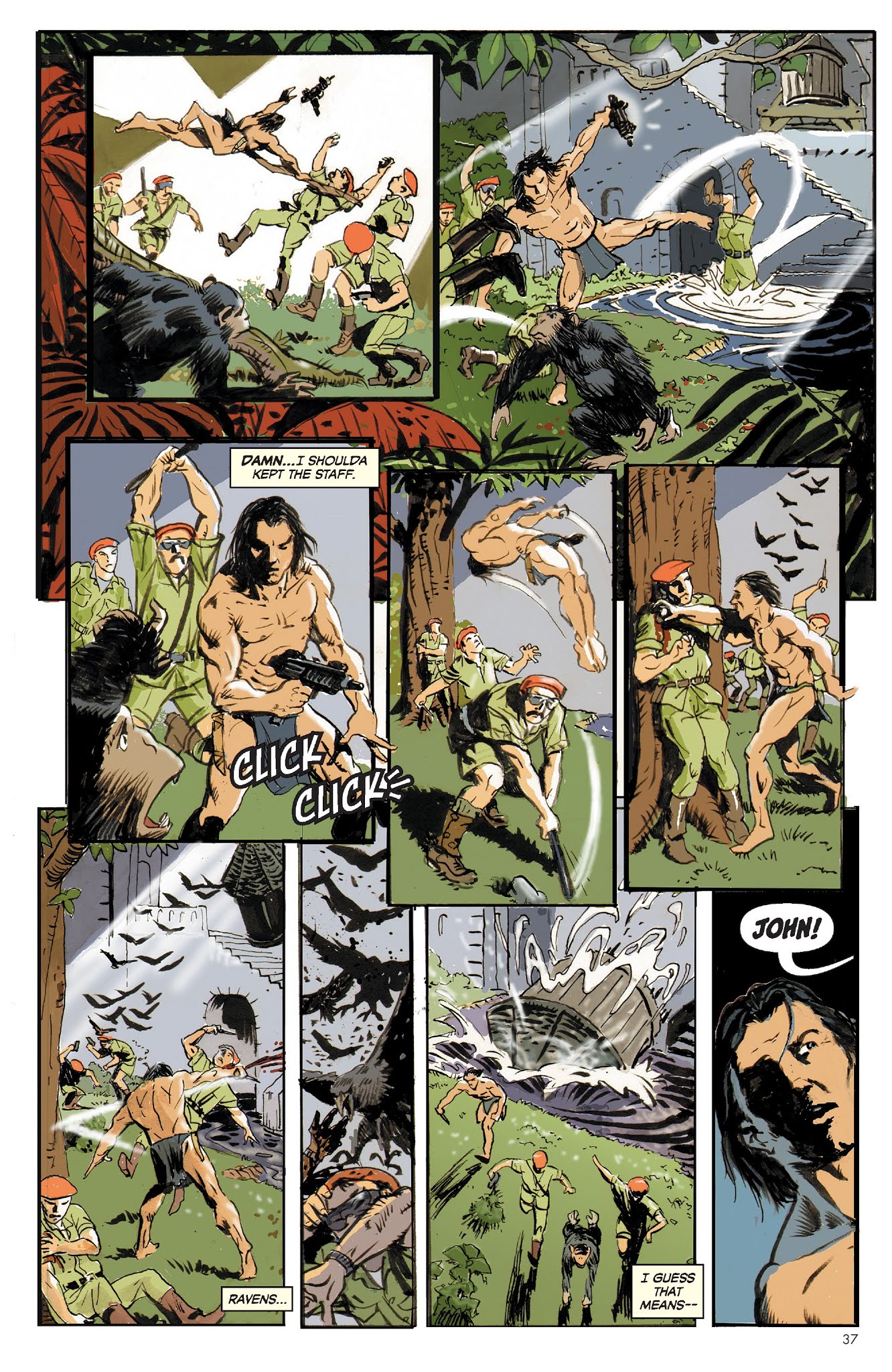 Read online The Once and Future Tarzan comic -  Issue # TPB - 38
