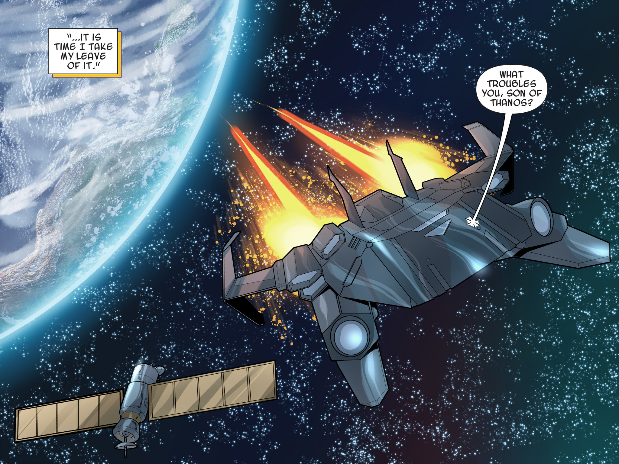 Read online Thanos: A God Up There Listening comic -  Issue # TPB - 39