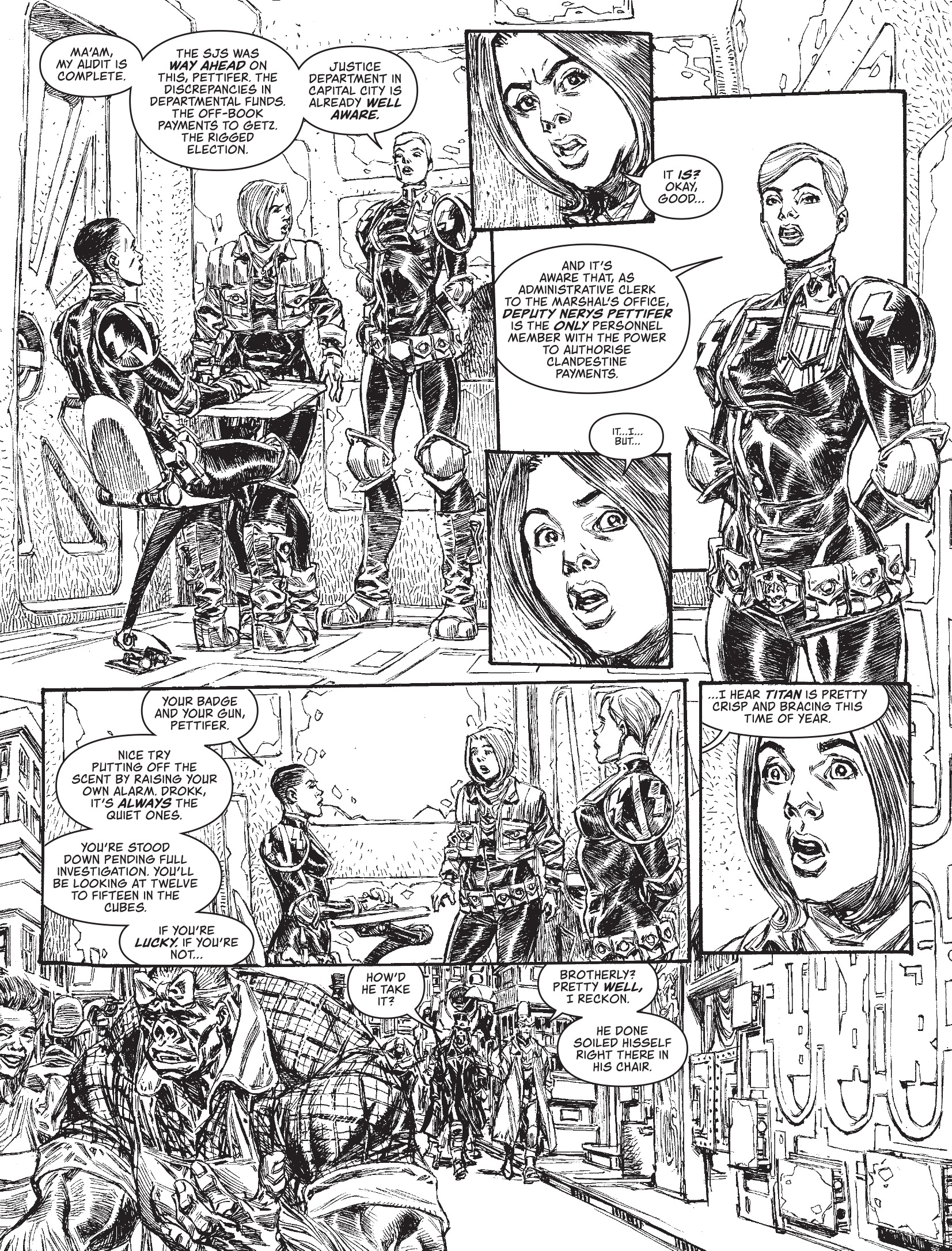 Read online Judge Dredd Megazine (Vol. 5) comic -  Issue #446 - 56