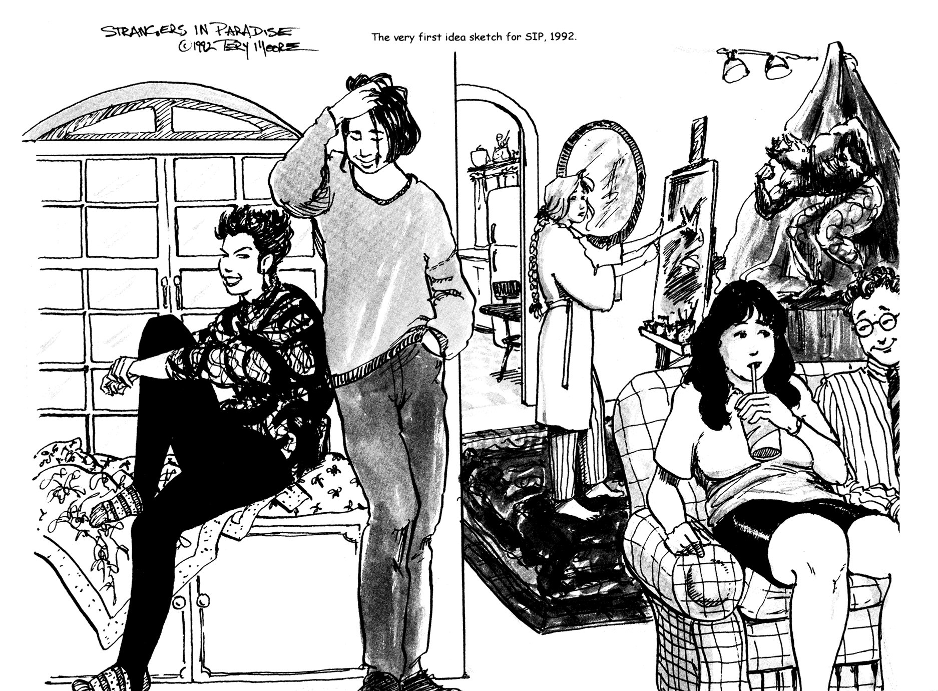 Read online Strangers in Paradise (1997) comic -  Issue #2 - 33