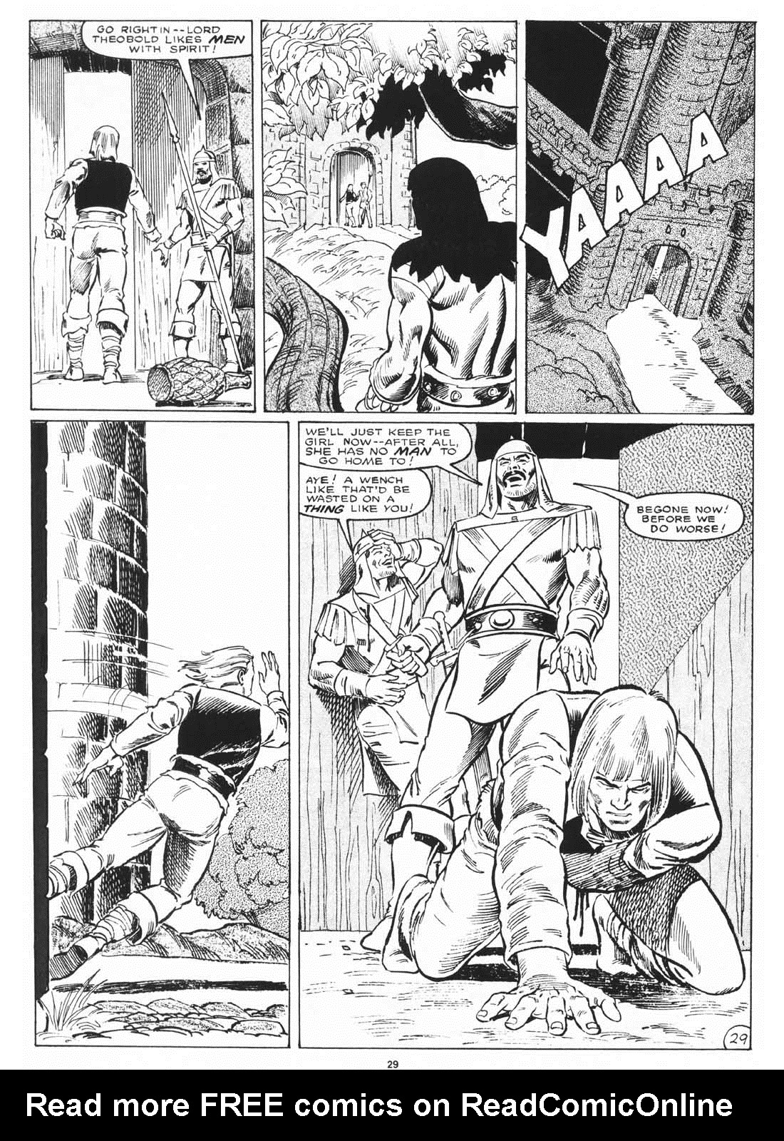 Read online The Savage Sword Of Conan comic -  Issue #171 - 31