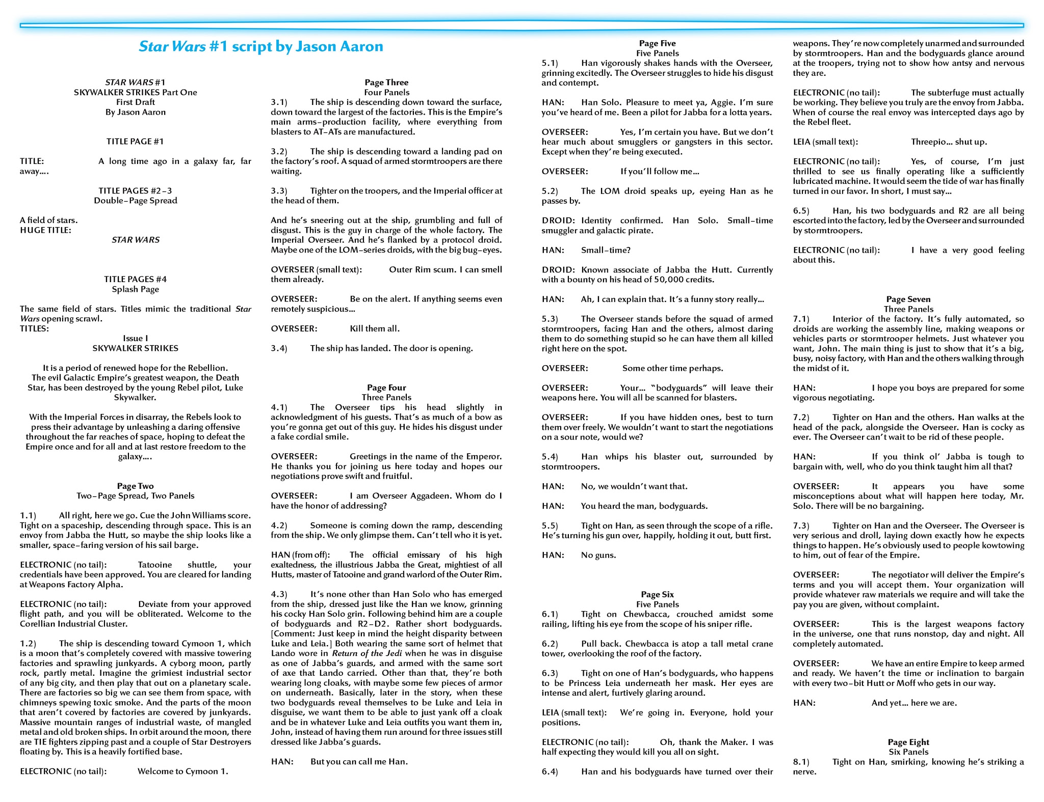 Read online Star Wars Director's Cut comic -  Issue # Full - 36