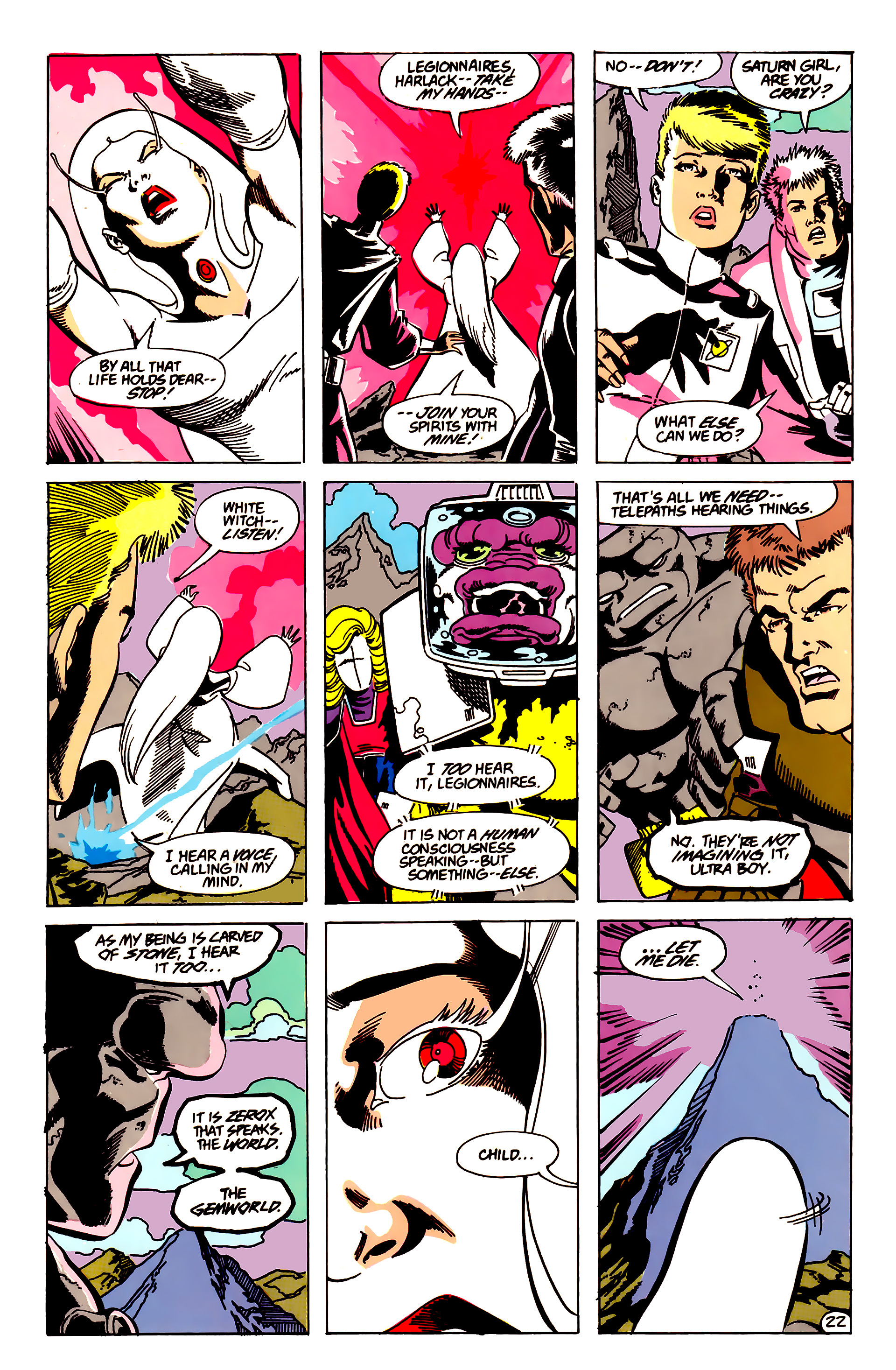 Read online Legion of Super-Heroes (1984) comic -  Issue #63 - 23