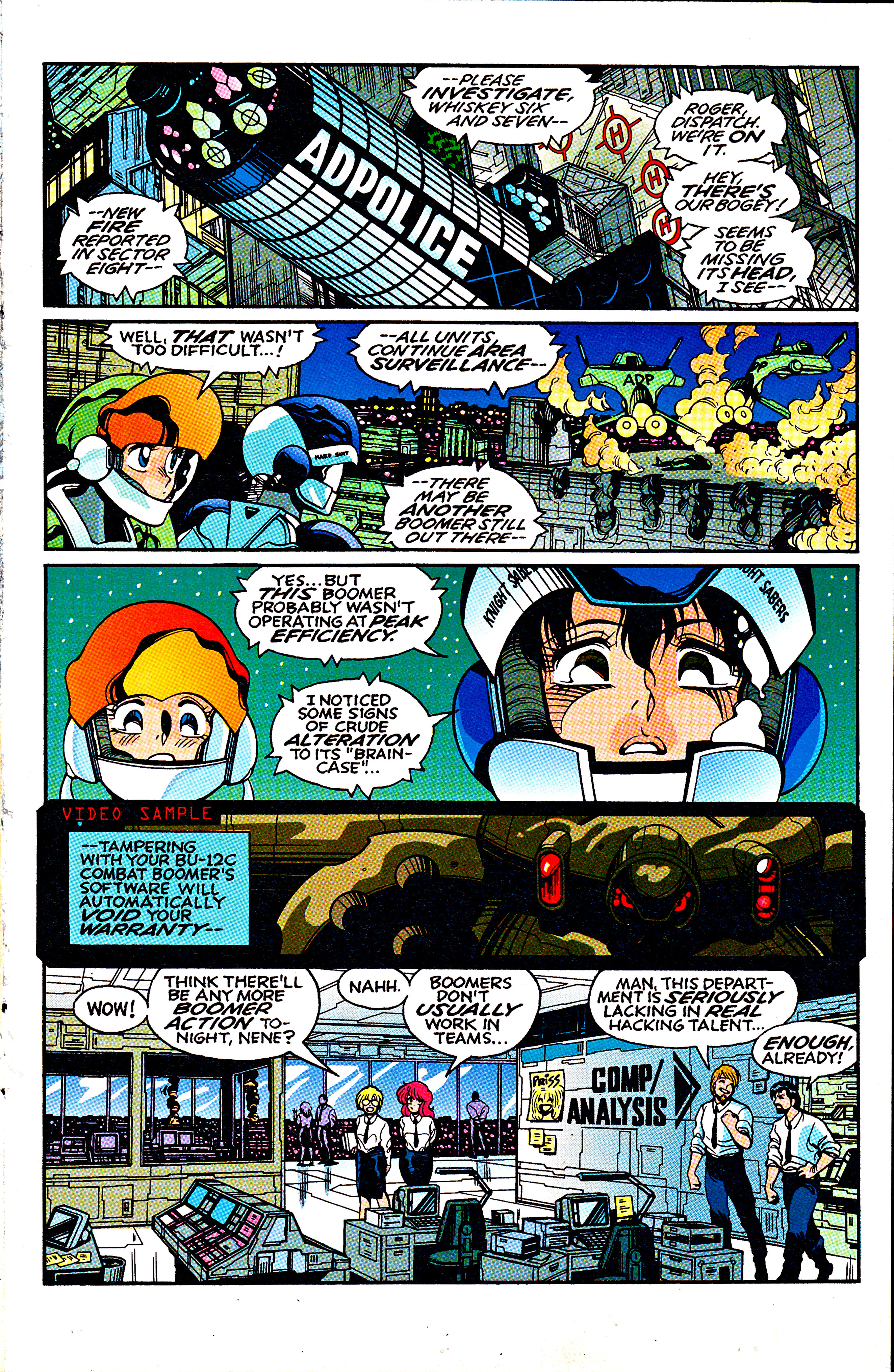 Read online Bubblegum Crisis: Grand Mal comic -  Issue #3 - 16