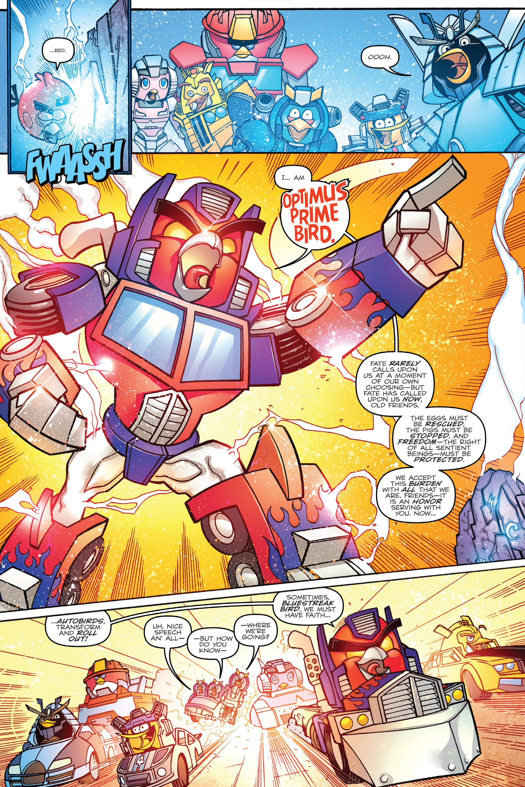 Read online Angry Birds Transformers: Age of Eggstinction comic -  Issue # Full - 34