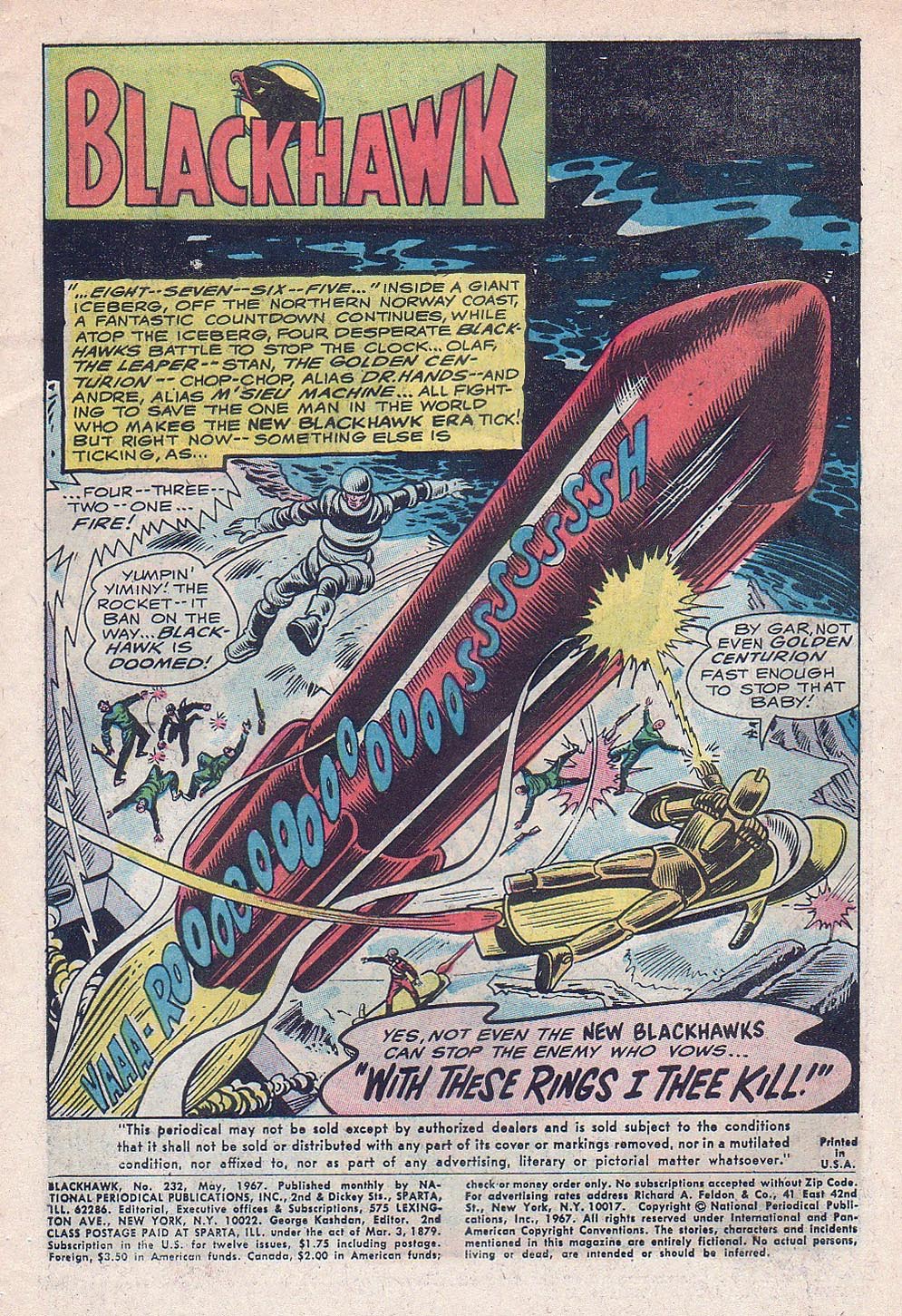 Read online Blackhawk (1957) comic -  Issue #232 - 3