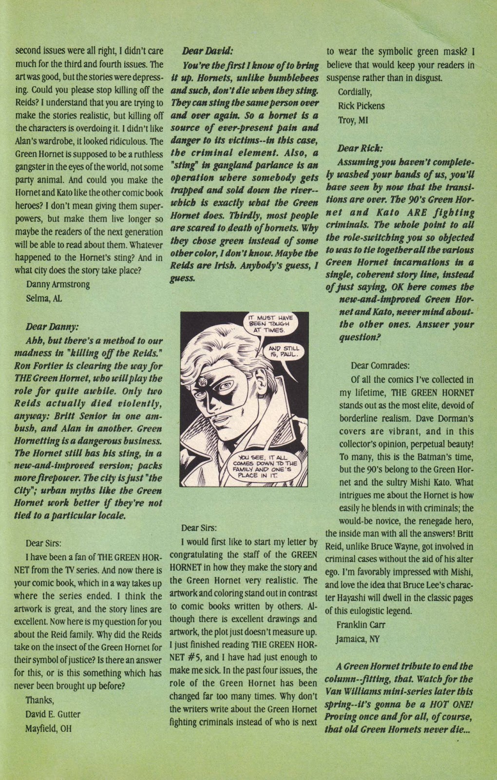 The Green Hornet (1989) issue 8 - Page 25