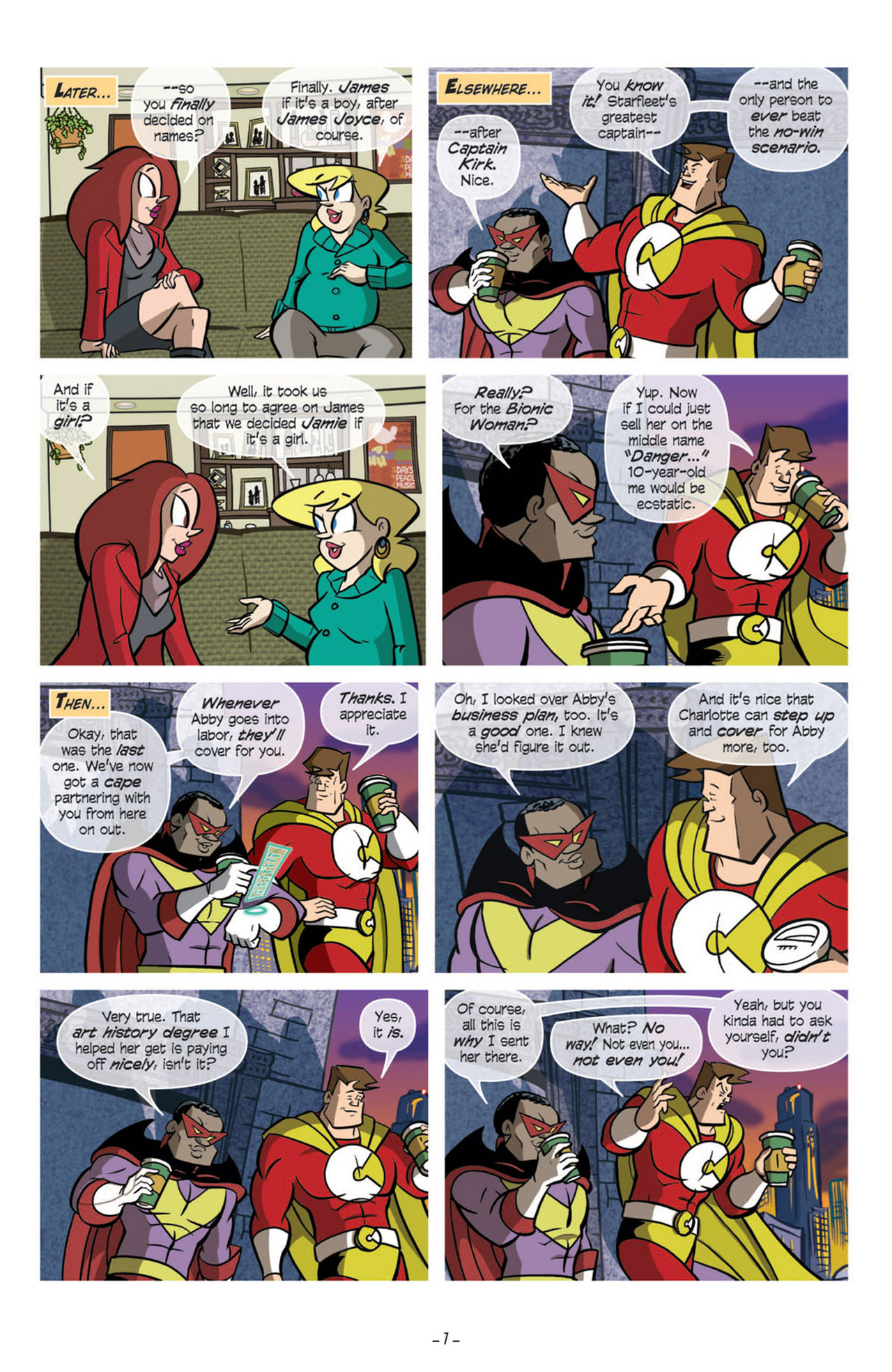 Read online Love and Capes: What to Expect comic -  Issue #6 - 9
