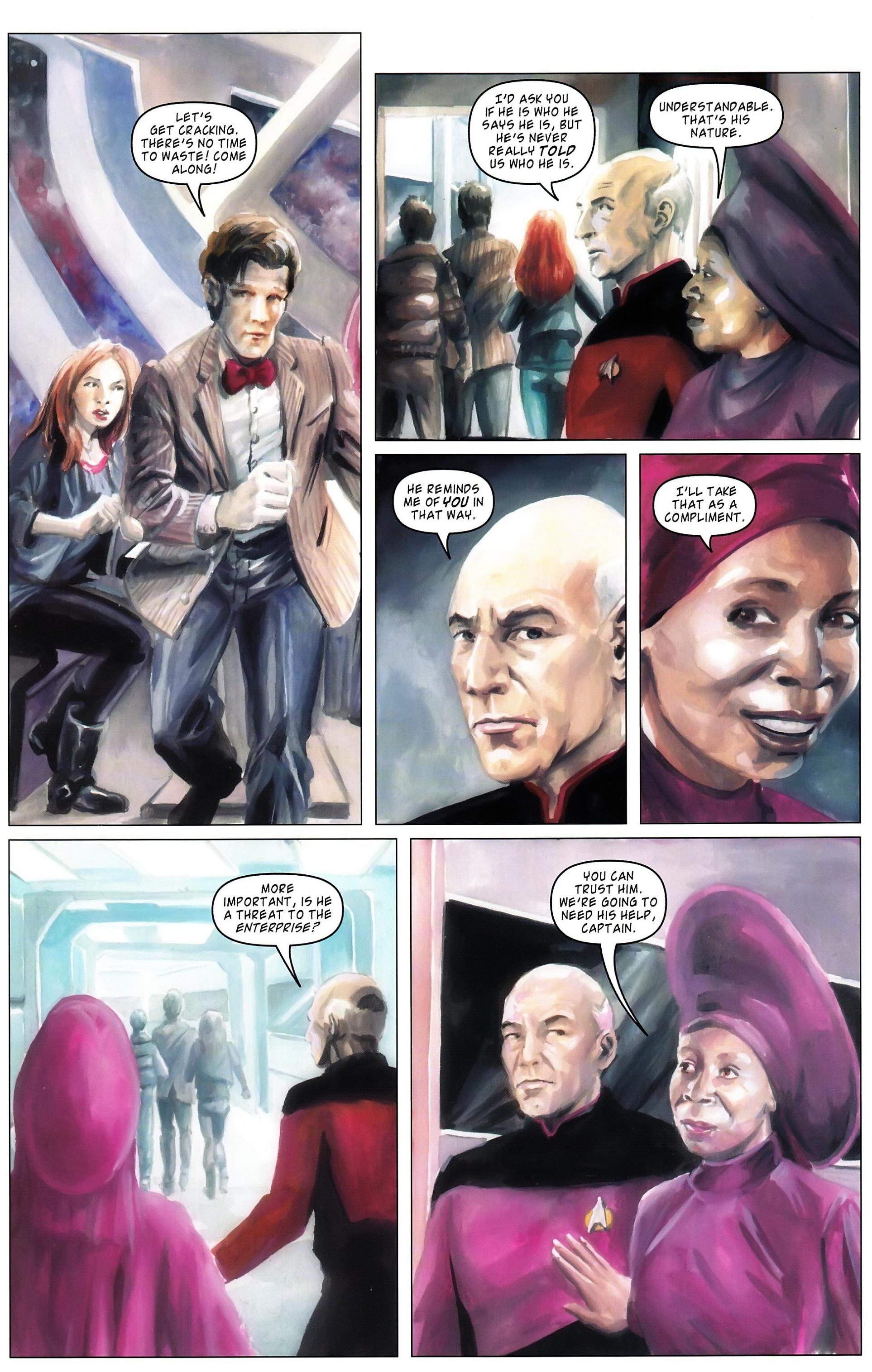 Read online Star Trek: The Next Generation/Doctor Who: Assimilation² comic -  Issue #4 - 10