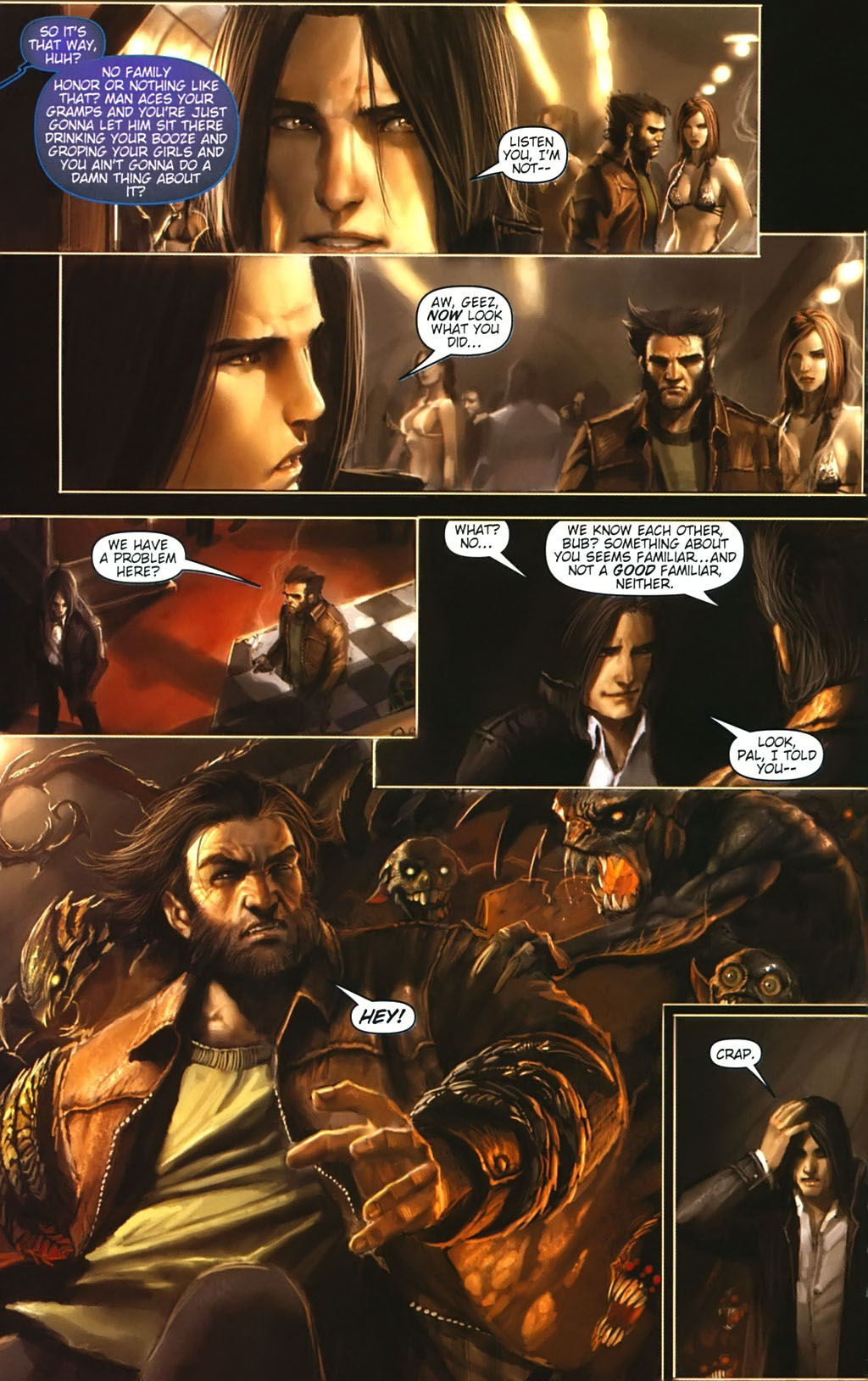 Read online The Darkness/Wolverine comic -  Issue # Full - 11
