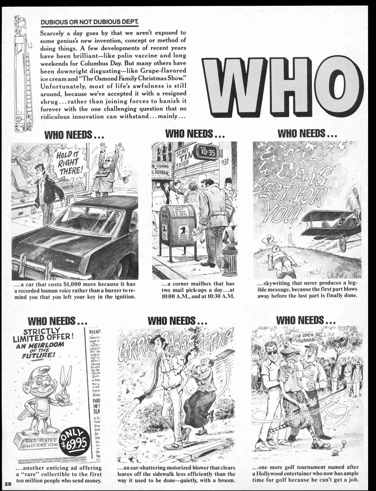 Read online MAD comic -  Issue #255 - 30