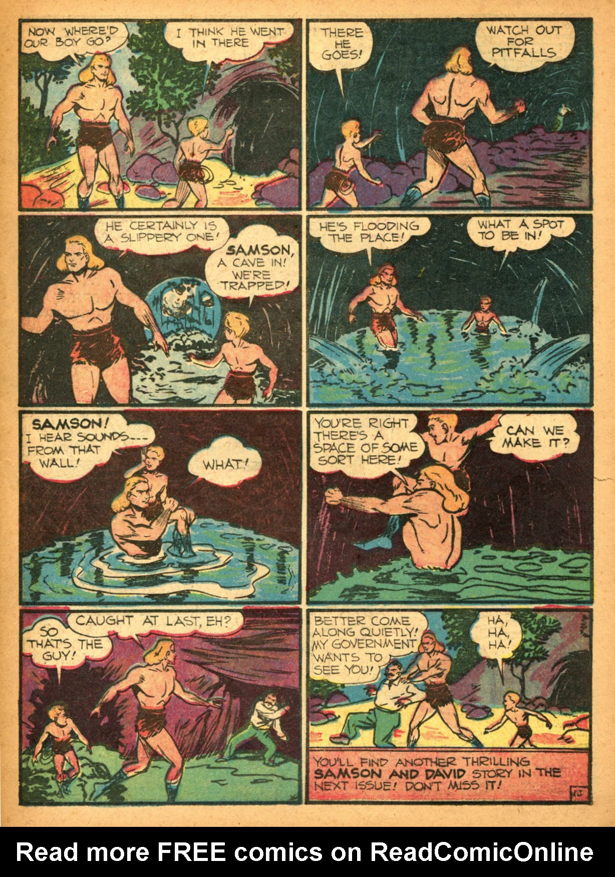 Read online Samson (1940) comic -  Issue #2 - 28