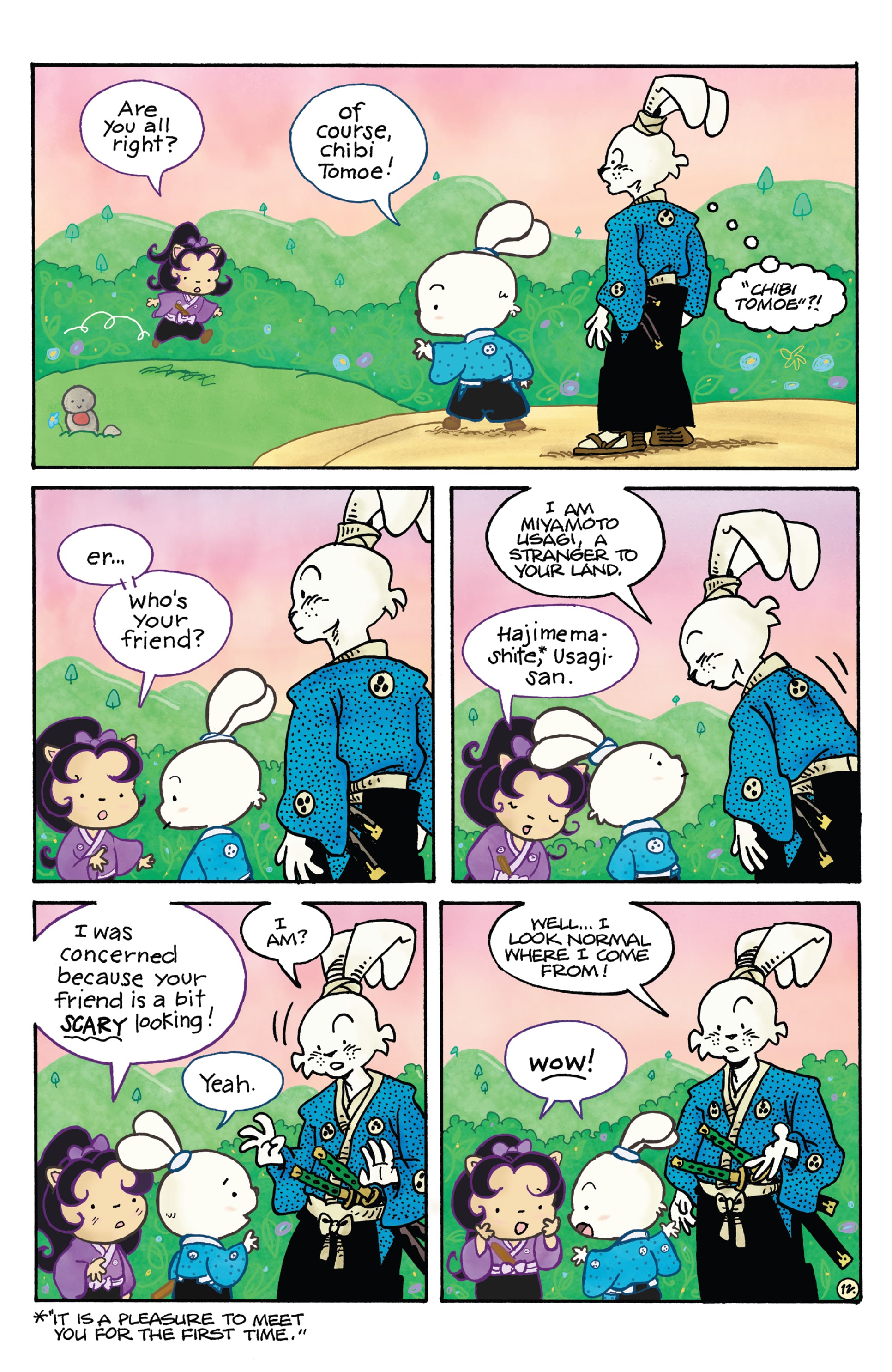 Read online Chibi-Usagi: Attack of the Heebie Chibis comic -  Issue # TPB - 134