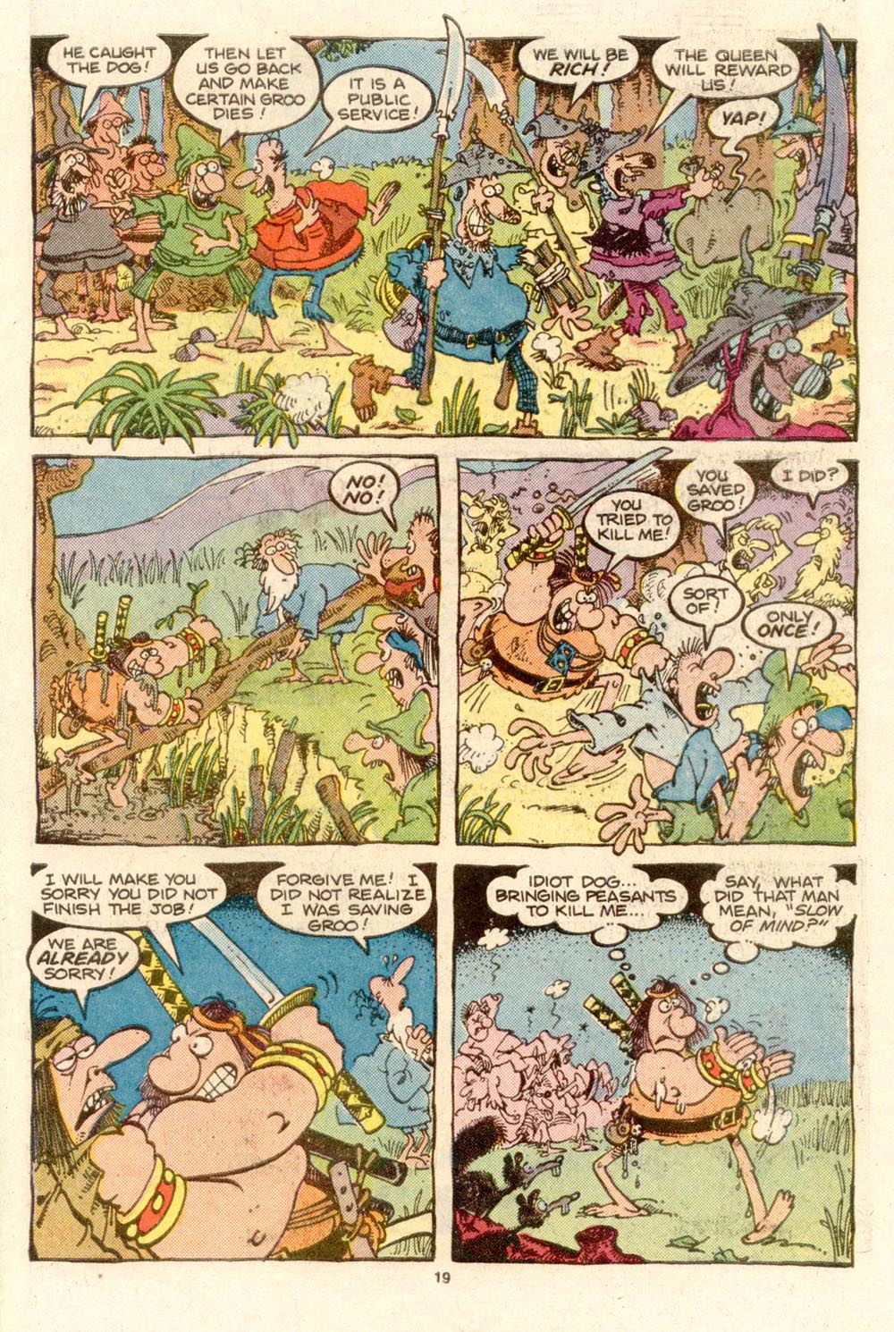 Read online Sergio Aragonés Groo the Wanderer comic -  Issue #29 - 19