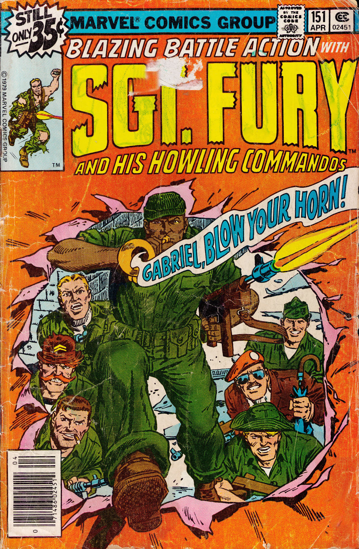 Read online Sgt. Fury comic -  Issue #151 - 1