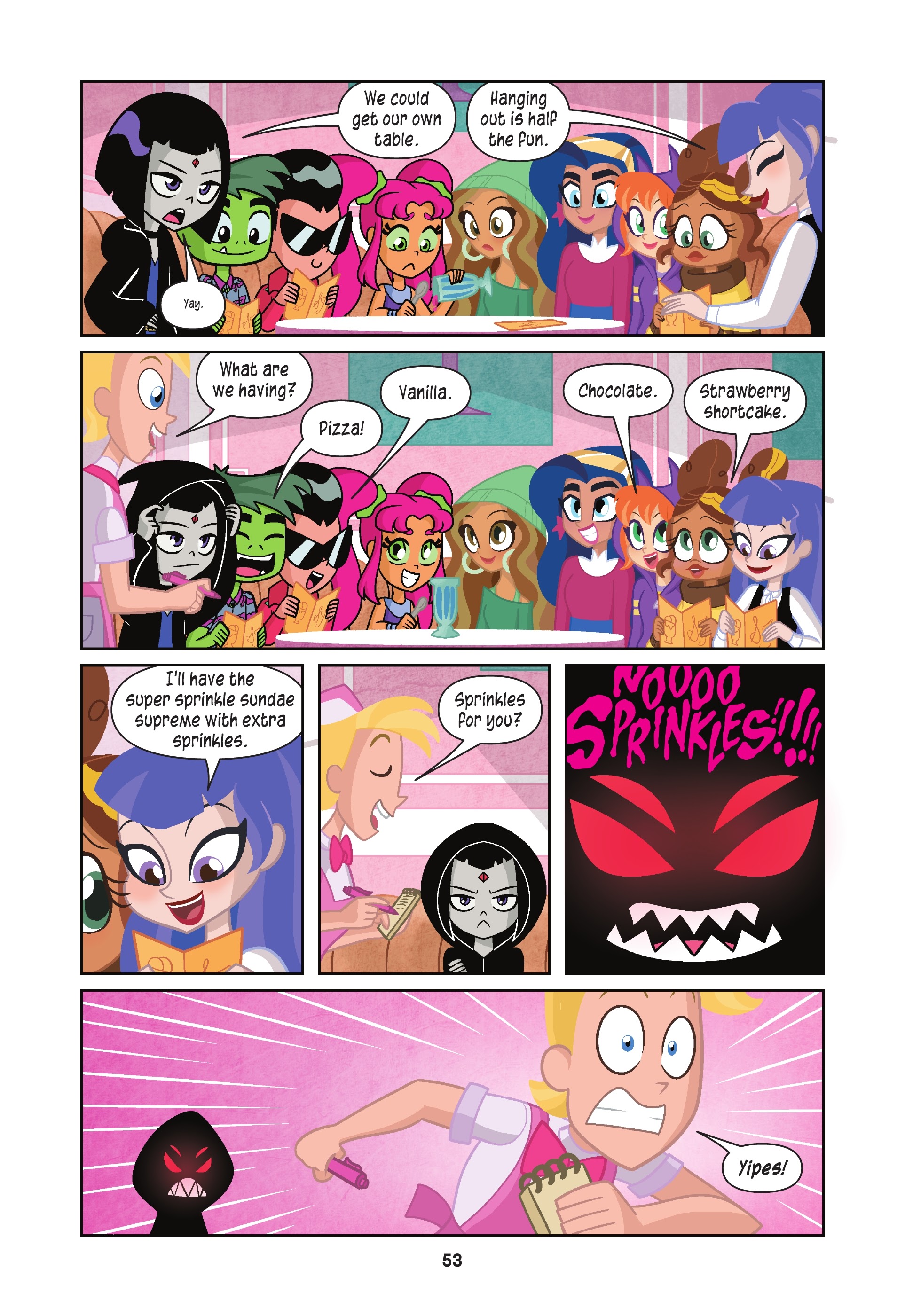 Read online Teen Titans Go!/DC Super Hero Girls: Exchange Students comic -  Issue # TPB (Part 1) - 52