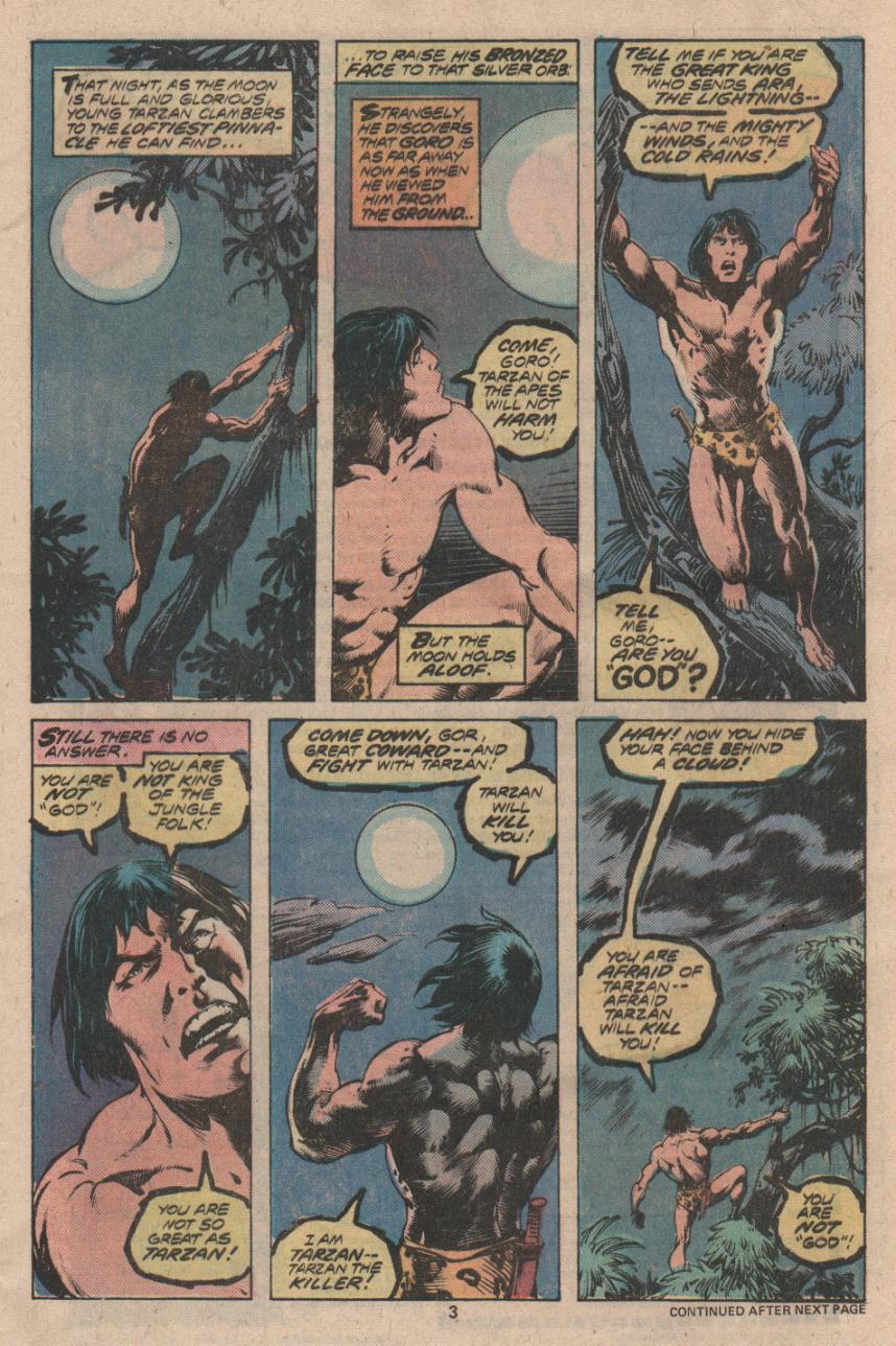 Read online Tarzan (1977) comic -  Issue #9 - 4