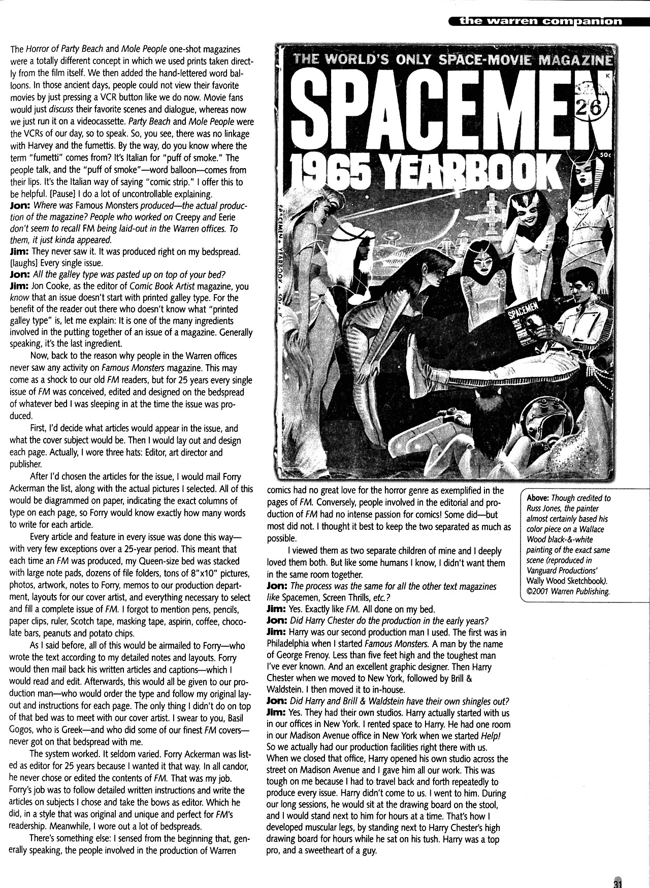 Read online Warren Companion comic -  Issue # TPB (Part 1) - 31