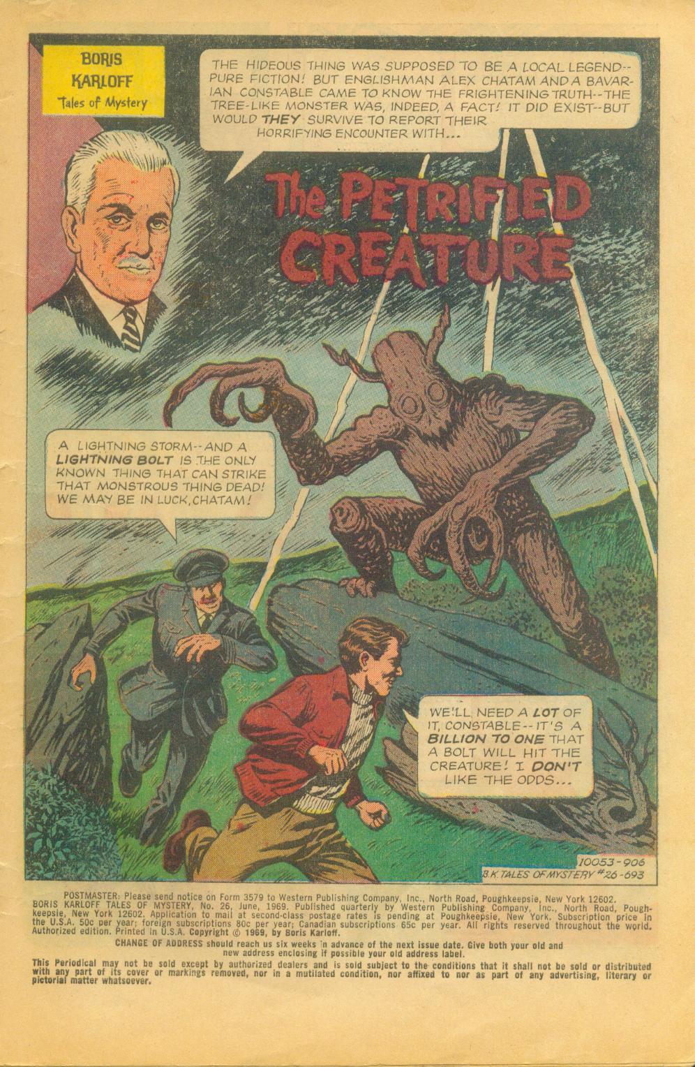 Read online Boris Karloff Tales of Mystery comic -  Issue #26 - 3