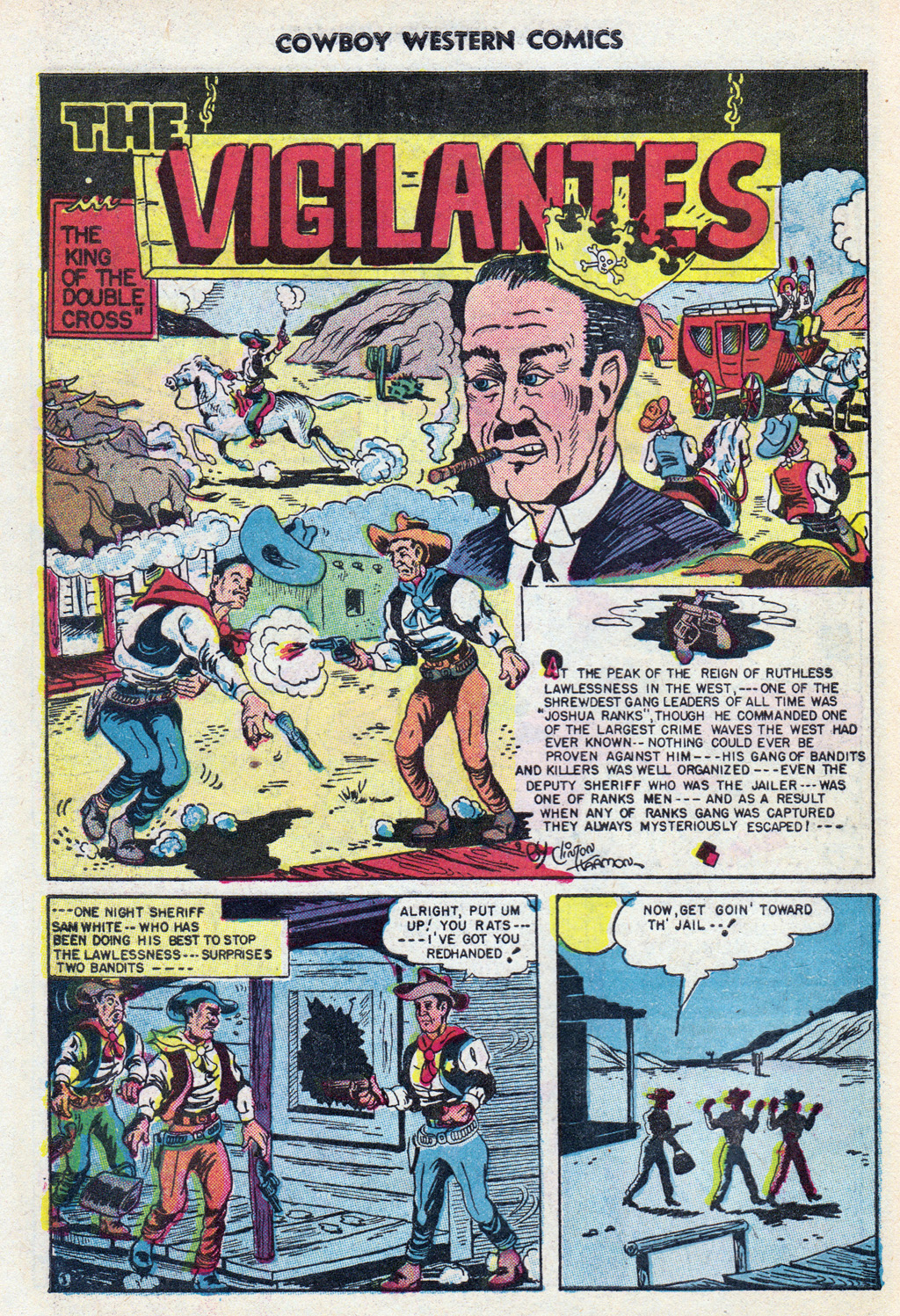 Read online Cowboy Western Comics (1948) comic -  Issue #23 - 16