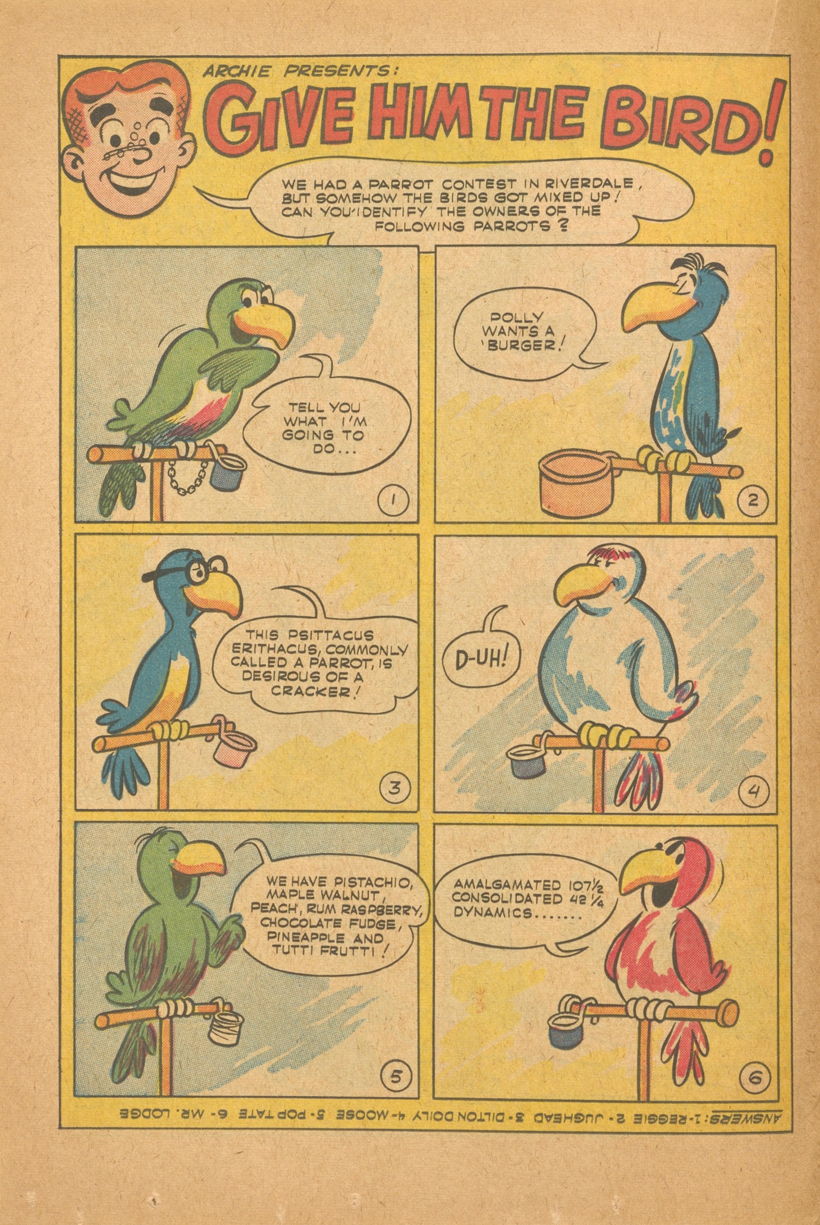 Read online Archie's Joke Book Magazine comic -  Issue #52 - 14