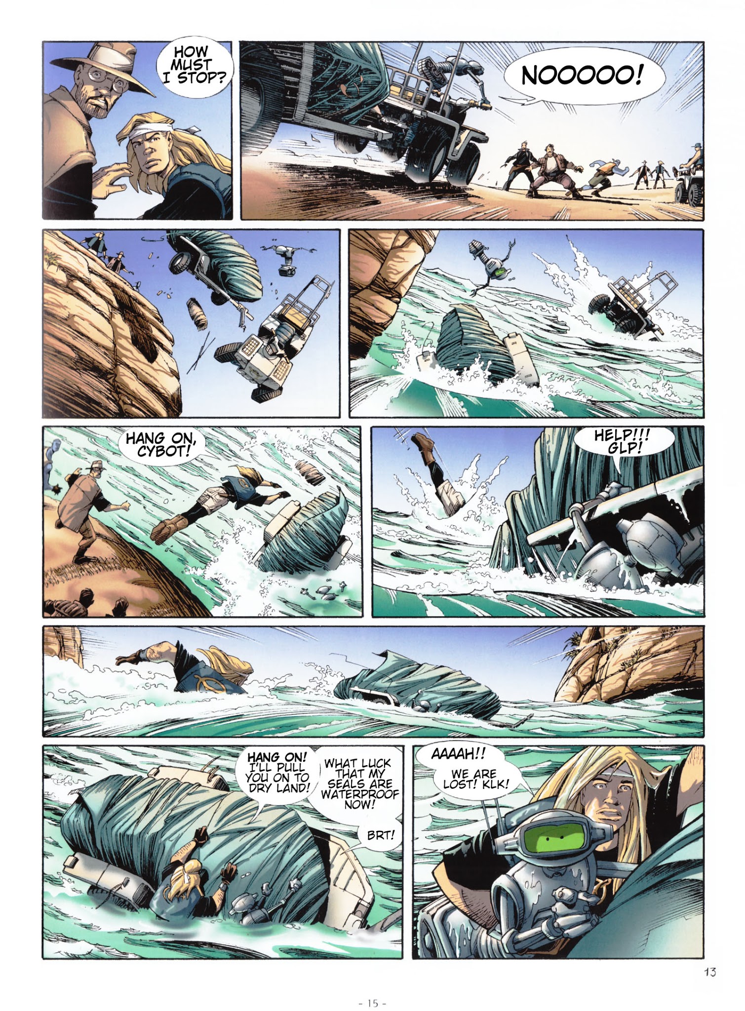 Read online Aquablue comic -  Issue #9 - 16