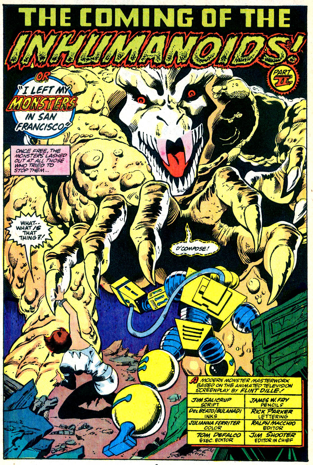 Read online The Inhumanoids comic -  Issue #2 - 3