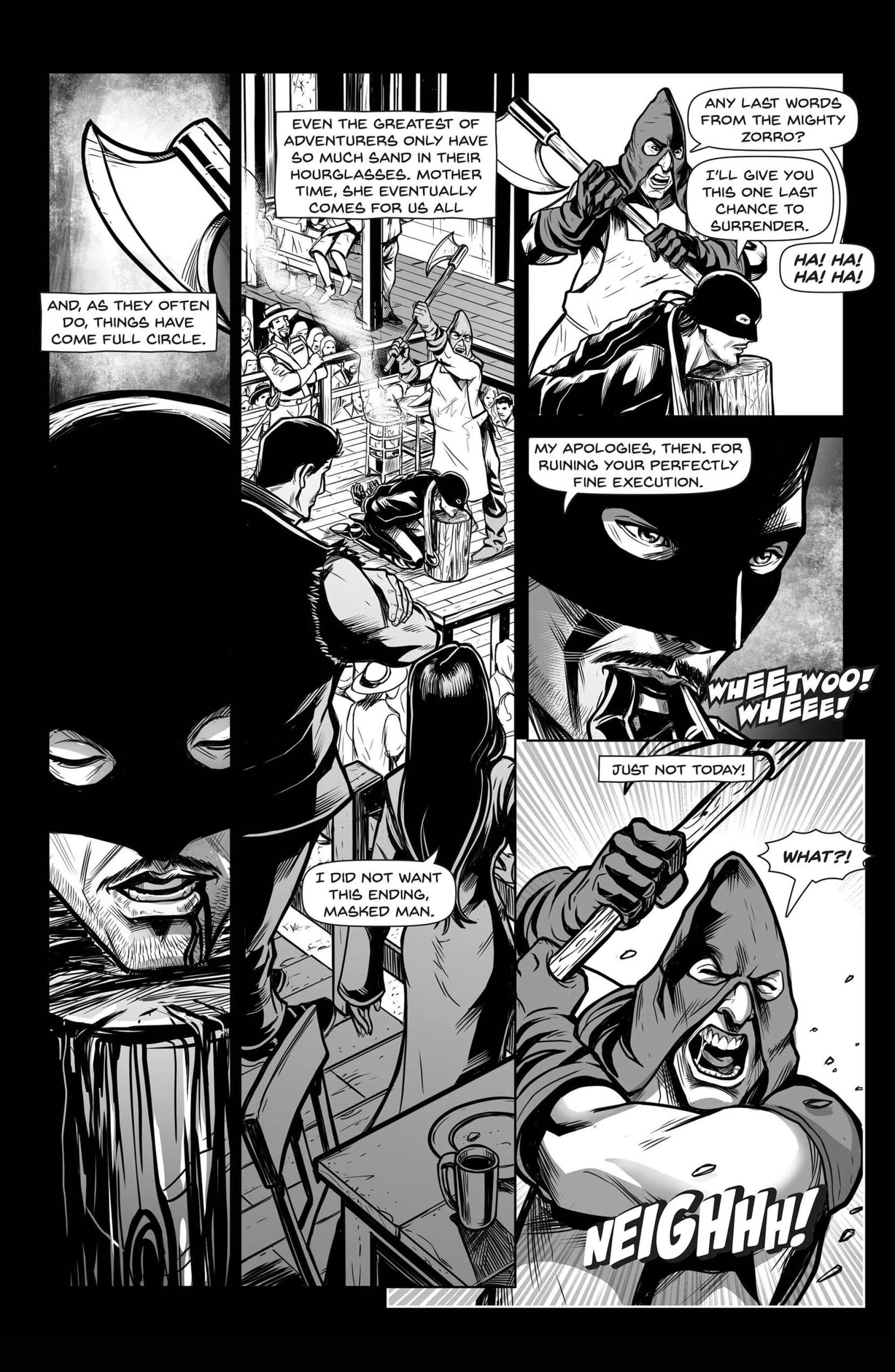 Read online Zorro Black & White Noir comic -  Issue # Full - 18