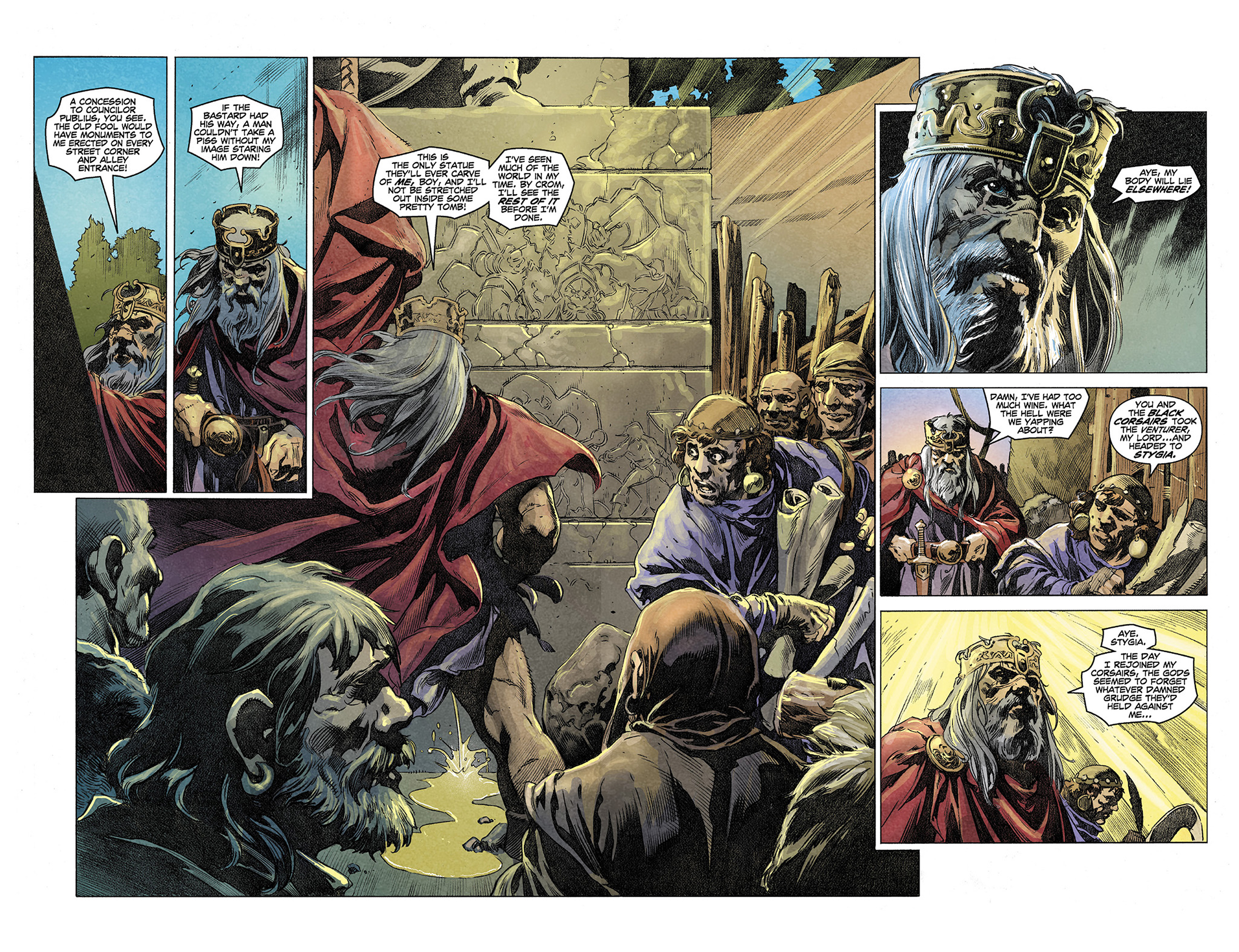 Read online King Conan: The Conqueror comic -  Issue #3 - 4