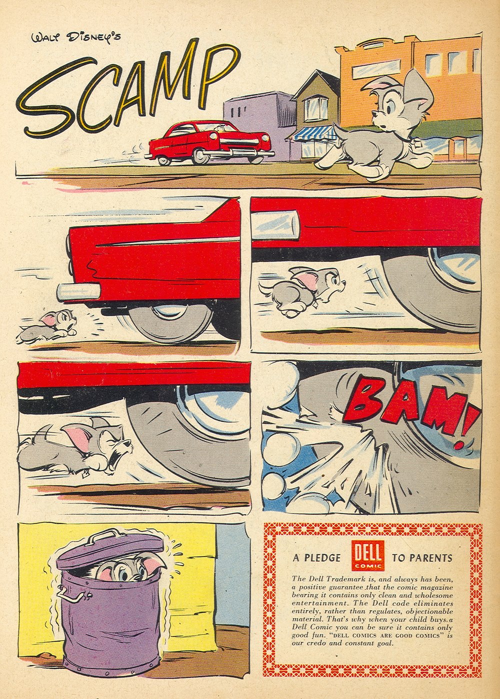Read online Scamp (1958) comic -  Issue #5 - 36