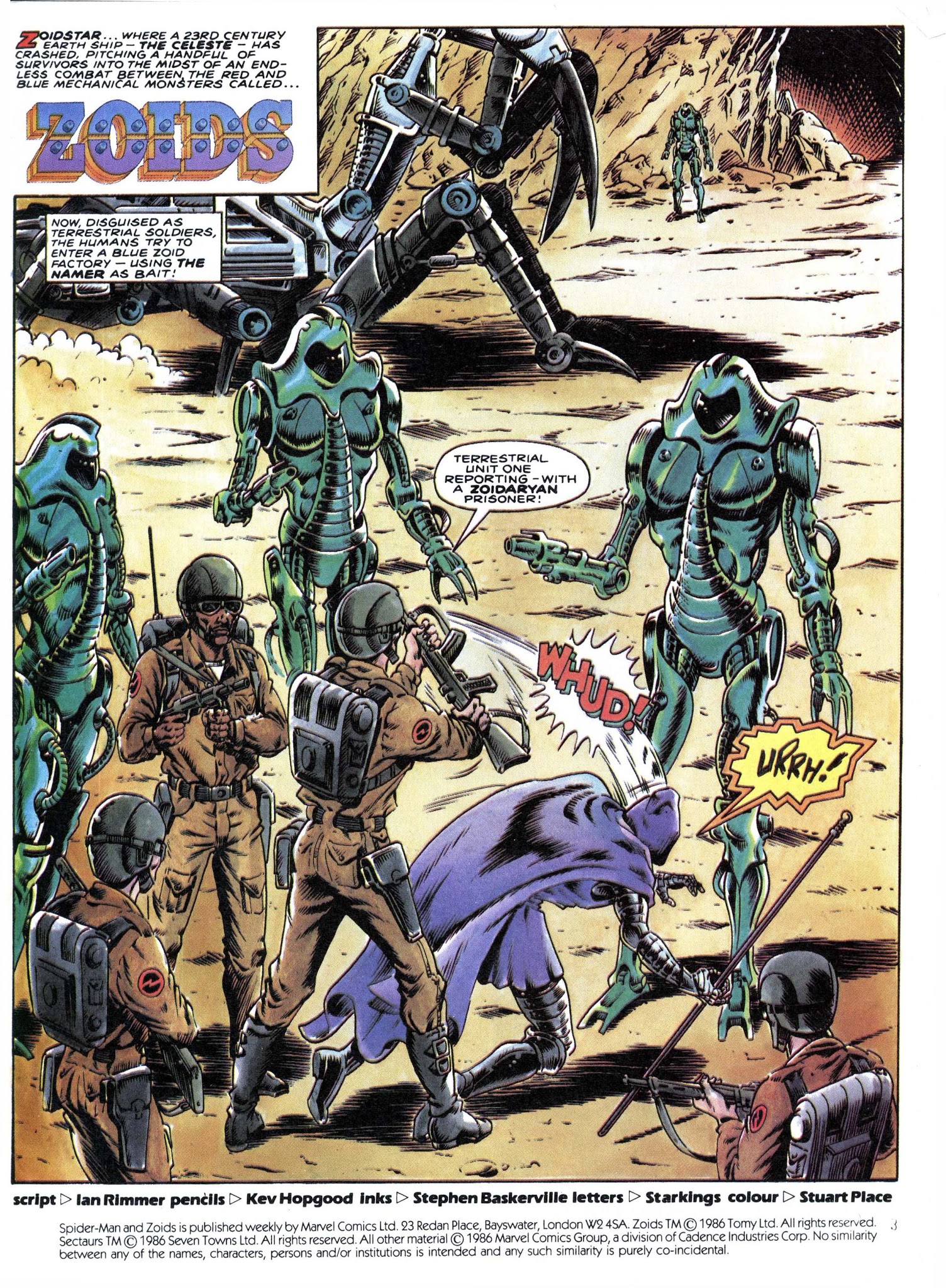 Read online Spider-Man and Zoids comic -  Issue #4 - 3