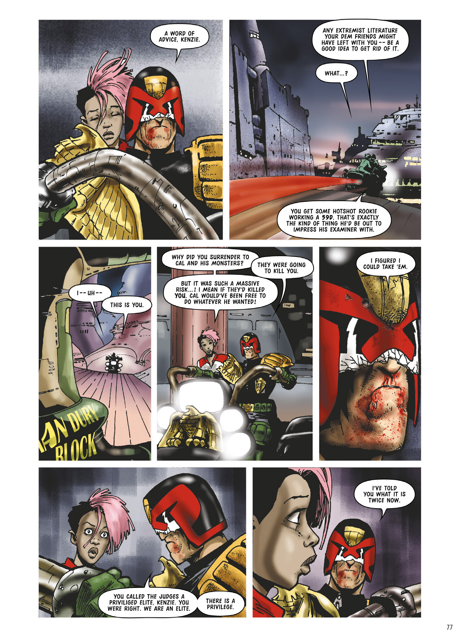 Read online Judge Dredd: The Complete Case Files comic -  Issue # TPB 34 (Part 1) - 79
