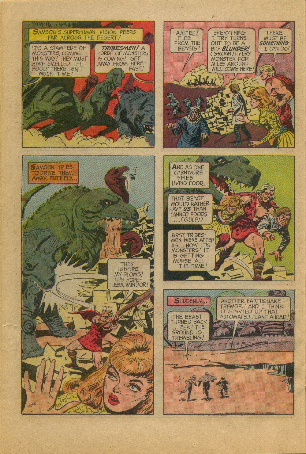 Read online Mighty Samson (1964) comic -  Issue #14 - 28