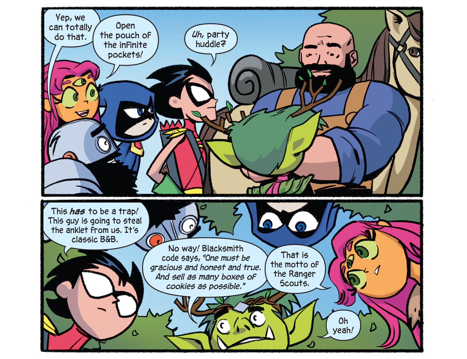 Read online Teen Titans Go! Roll With It! comic -  Issue #7 - 4
