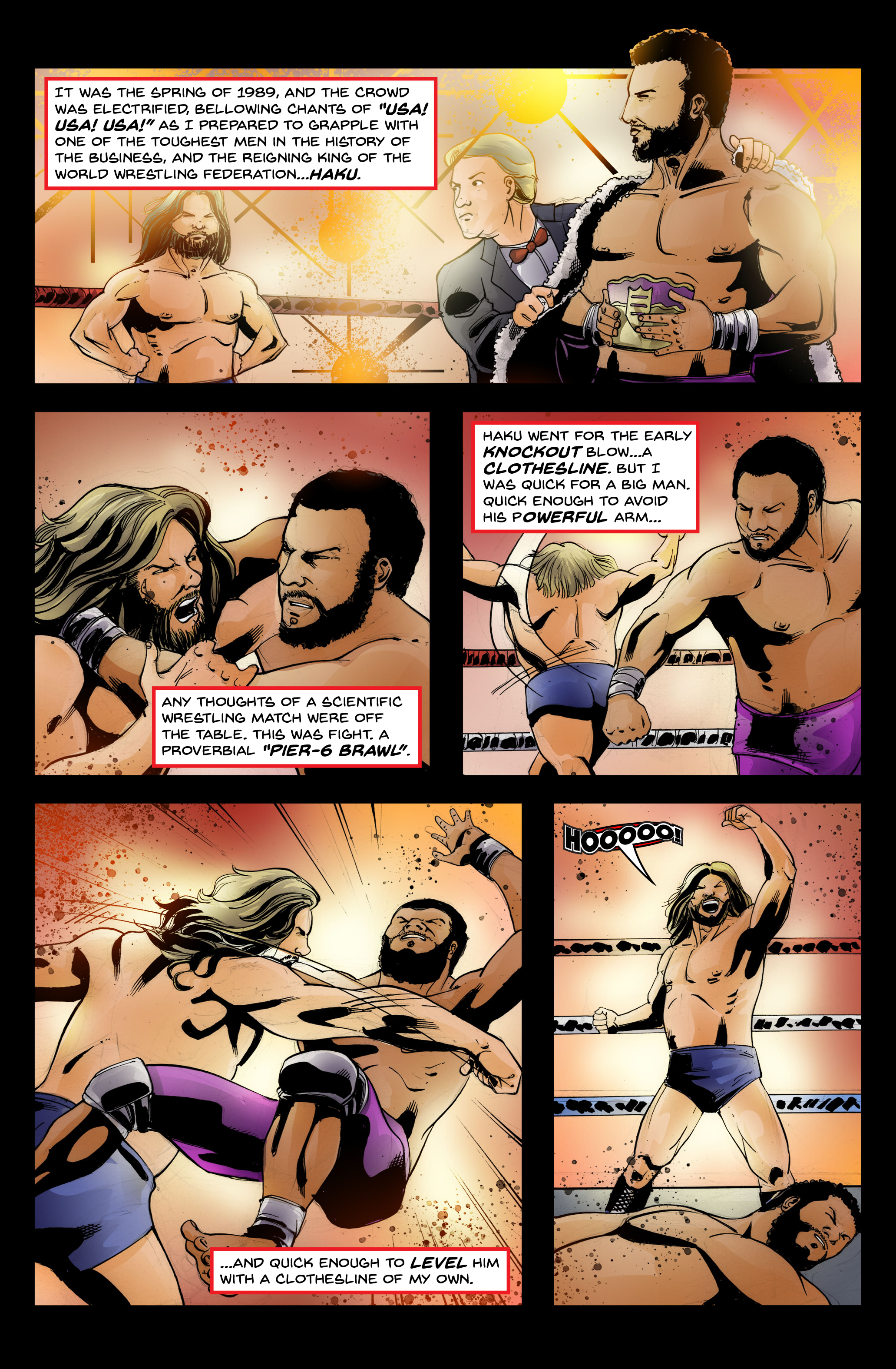 Read online Hacksaw Jim Duggan comic -  Issue #2 - 4