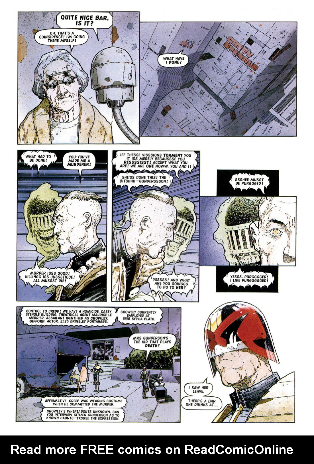 Read online Judge Dredd Megazine (Vol. 5) comic -  Issue #355 - 121