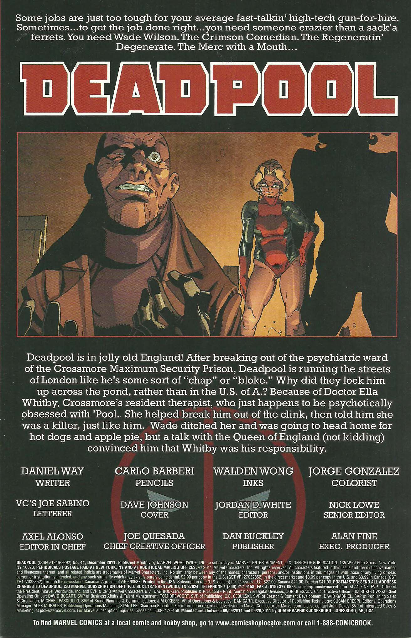 Read online Deadpool (2008) comic -  Issue #44 - 2
