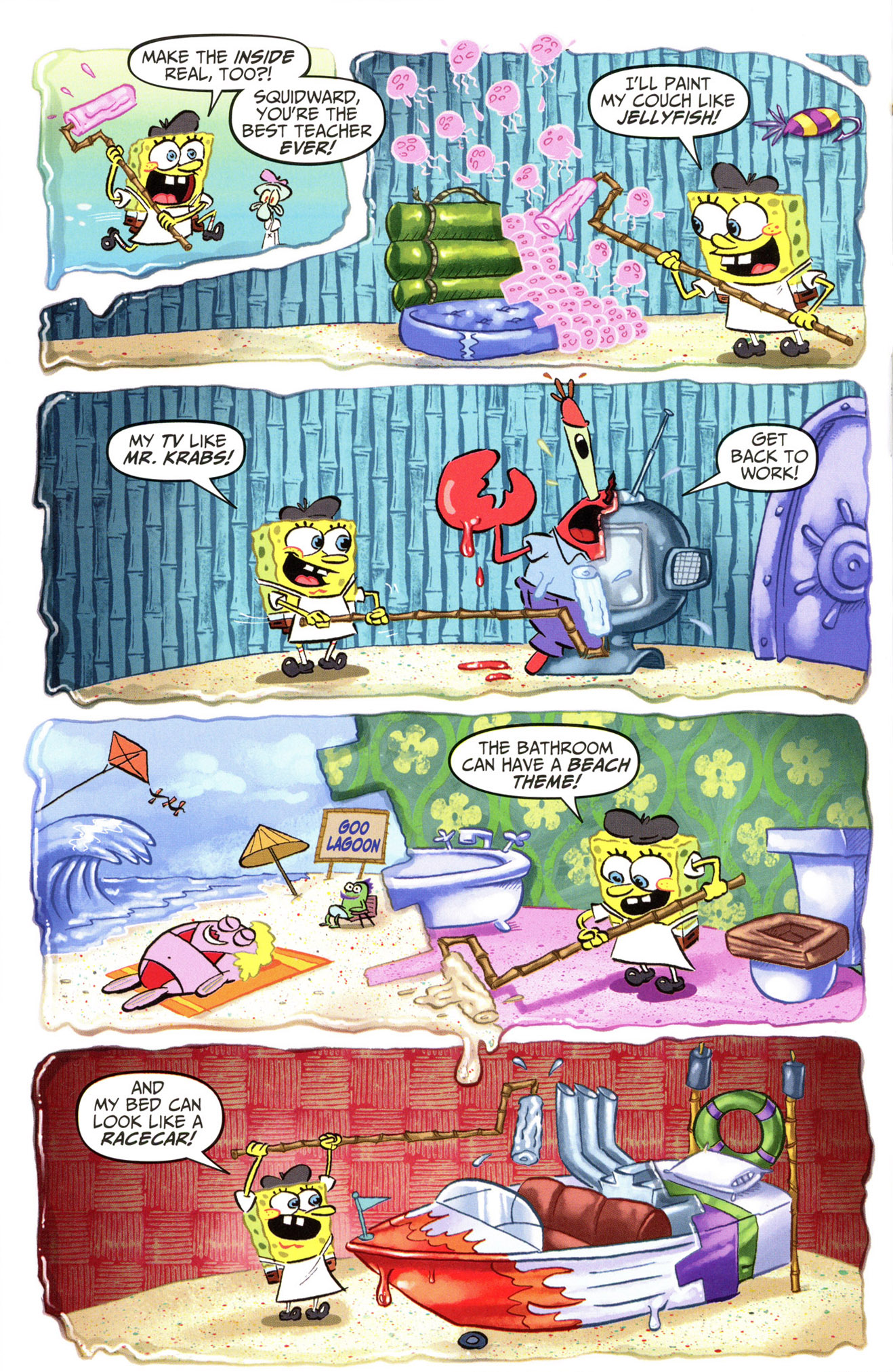 Read online Spongebob Freestyle Funnies comic -  Issue # FCBD 2013 - 8