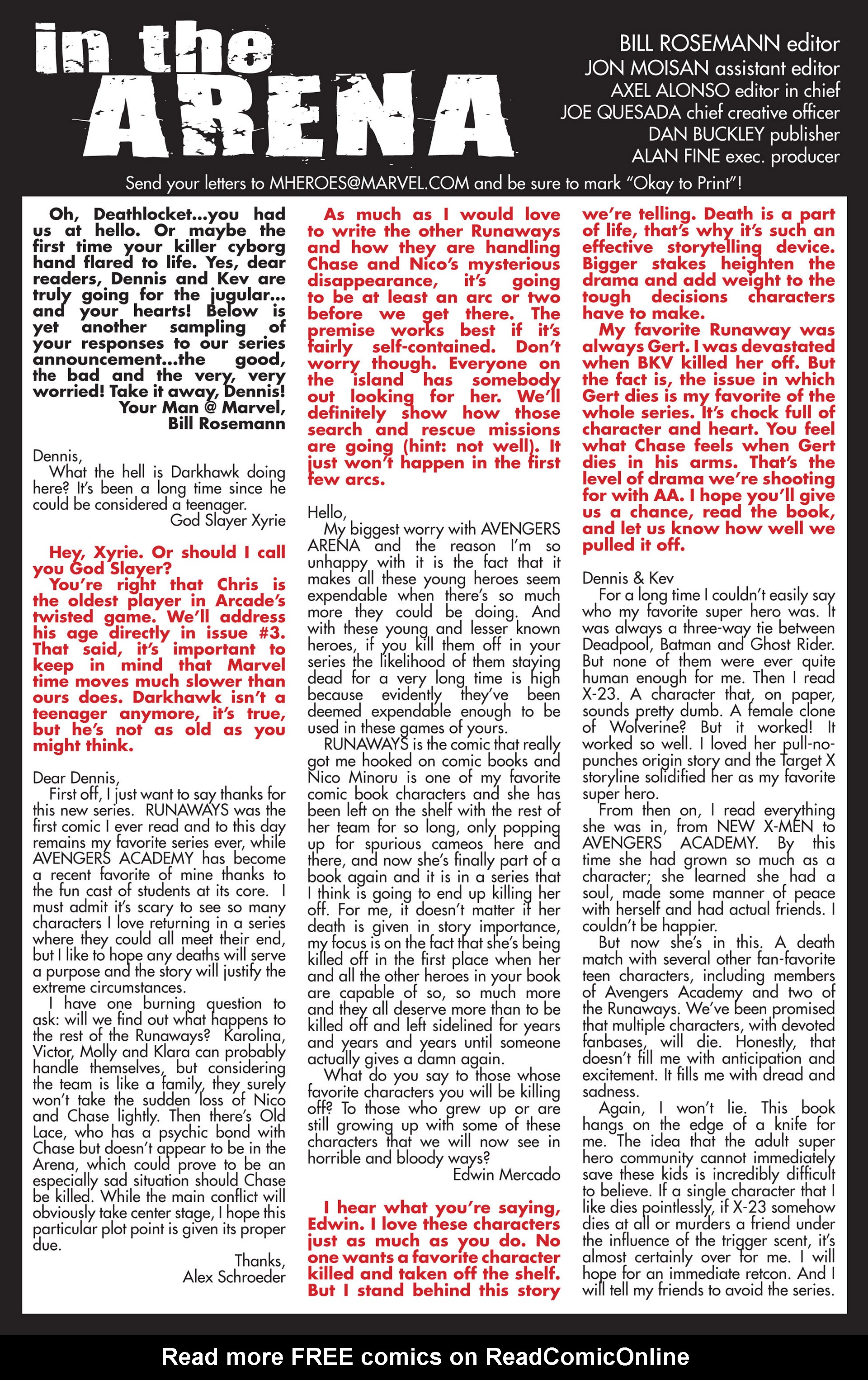 Read online Avengers Arena comic -  Issue #2 - 23