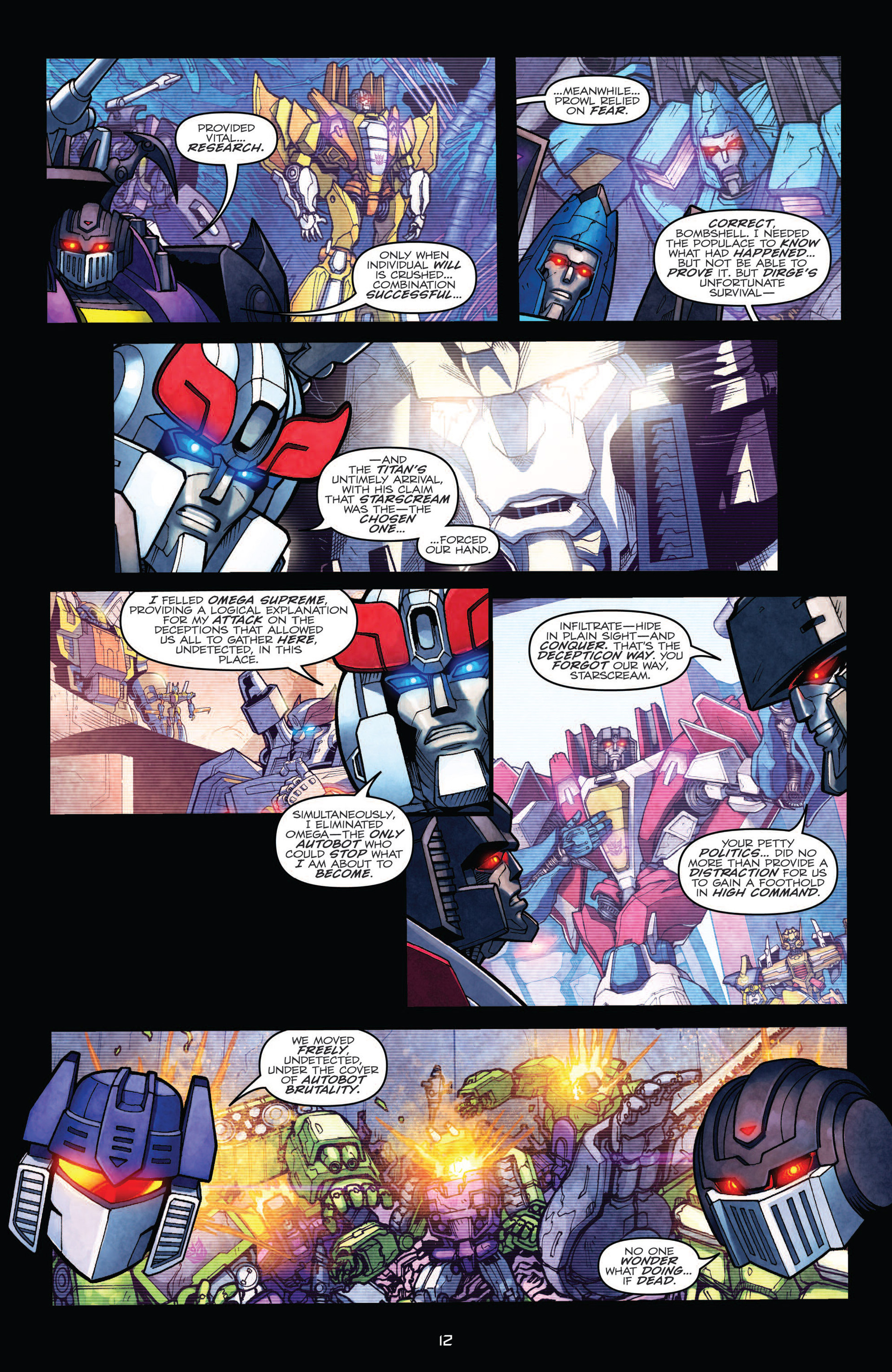 Read online Transformers: Robots In Disguise (2012) comic -  Issue #14 - 15