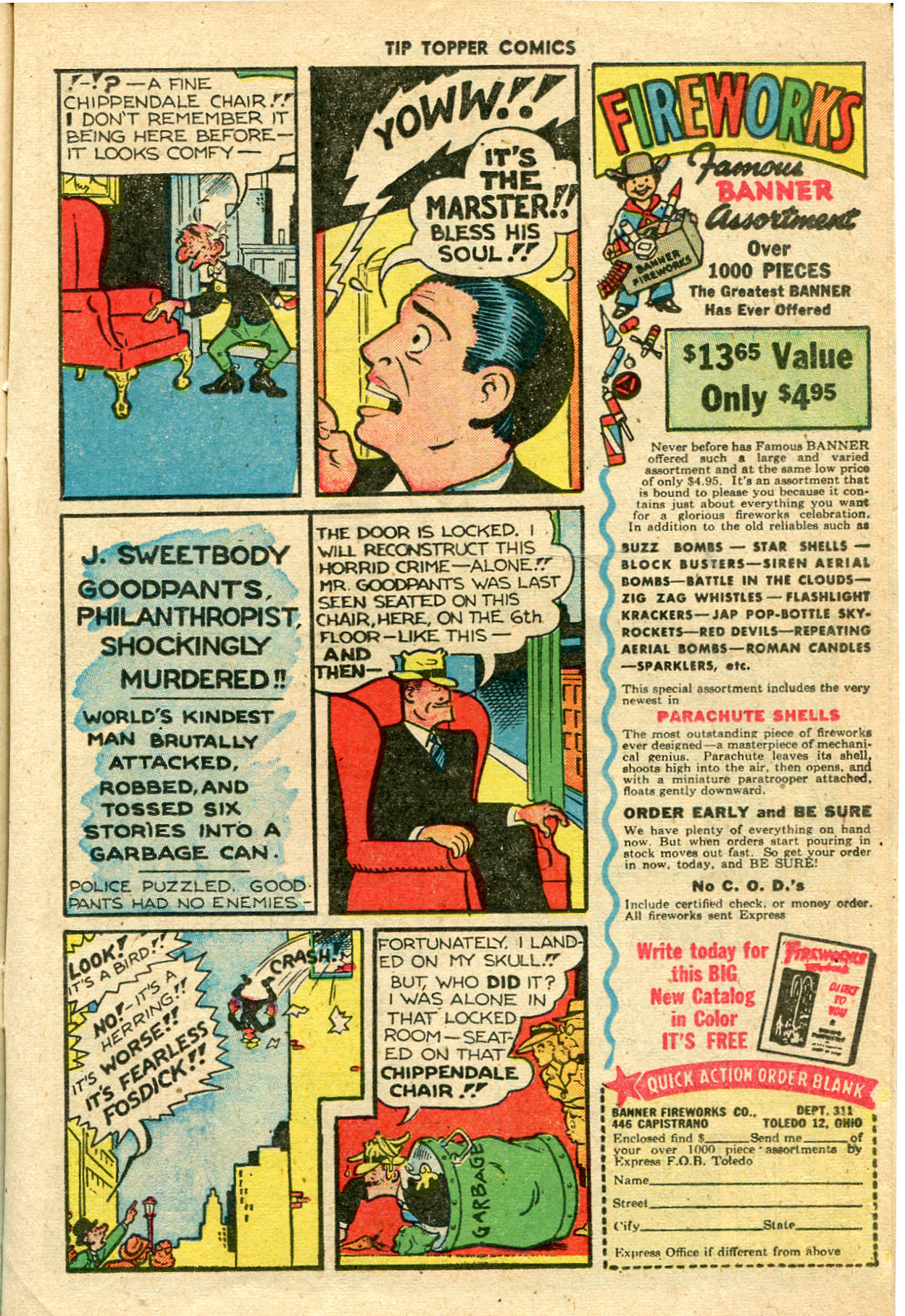 Read online Tip Topper Comics comic -  Issue #5 - 15