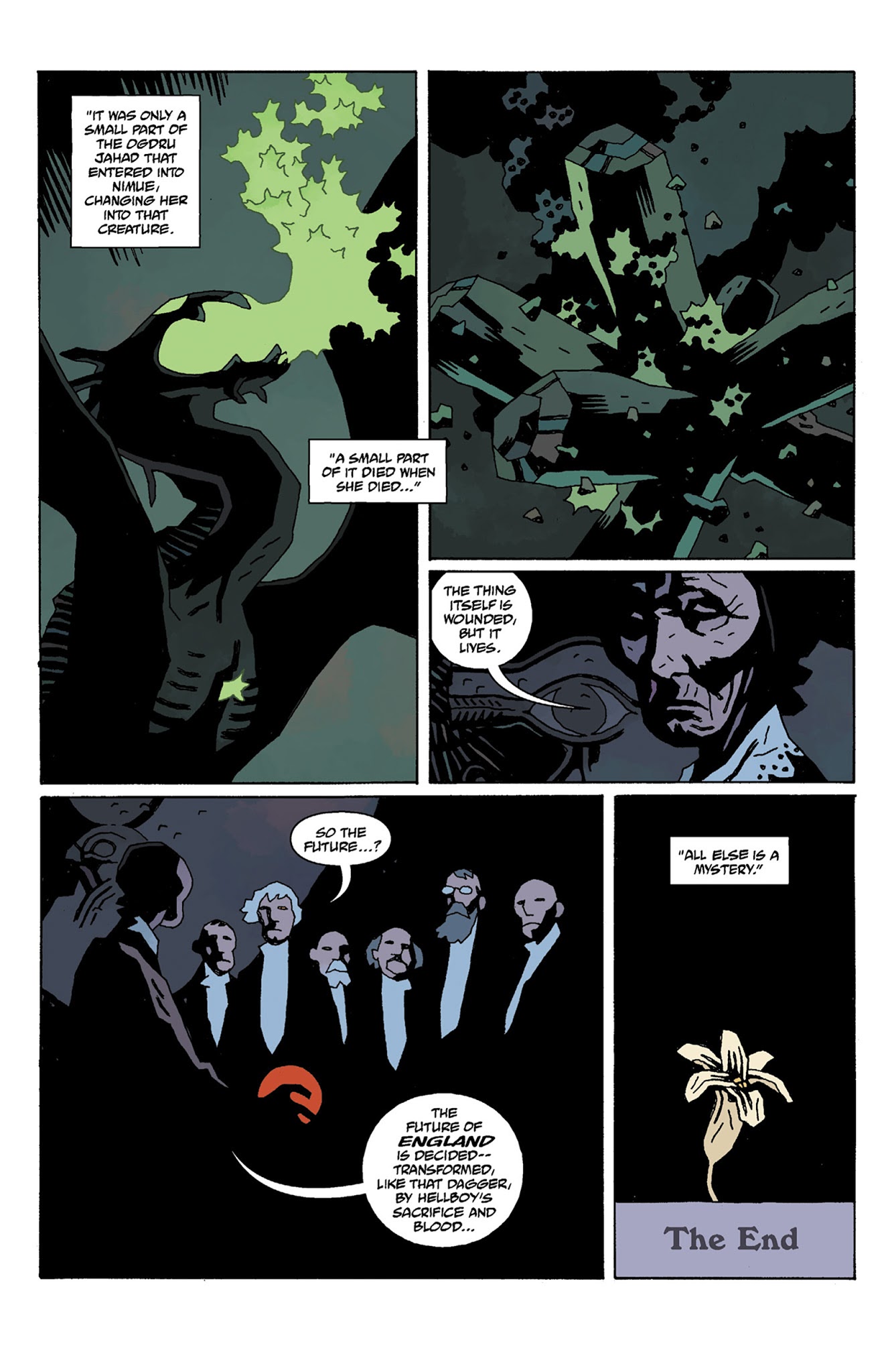 Read online Hellboy: The Storm And The Fury comic -  Issue # TPB - 168