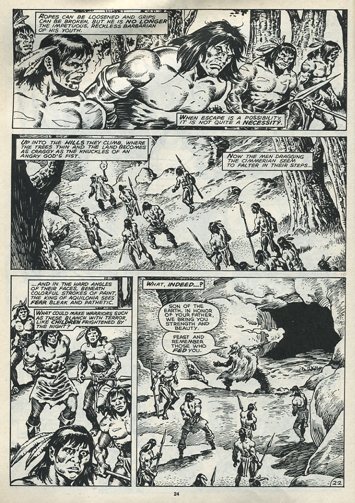 Read online The Savage Sword Of Conan comic -  Issue #167 - 26