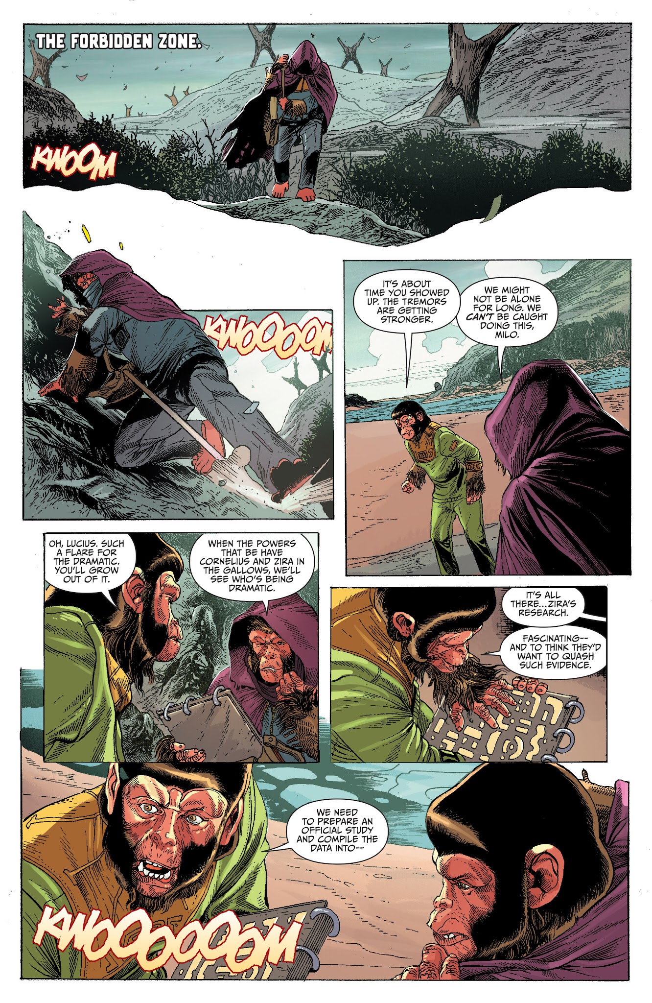 Read online Kong on the Planet of the Apes comic -  Issue #5 - 23