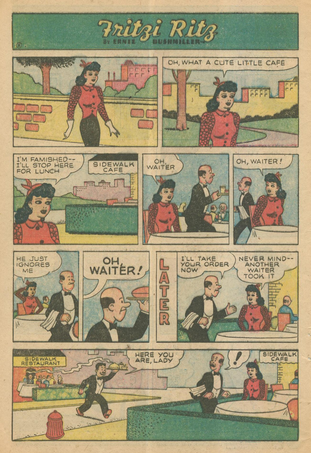 Read online Fritzi Ritz (1953) comic -  Issue #29 - 3