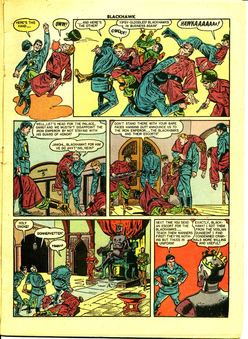 Read online Blackhawk (1957) comic -  Issue #42 - 7