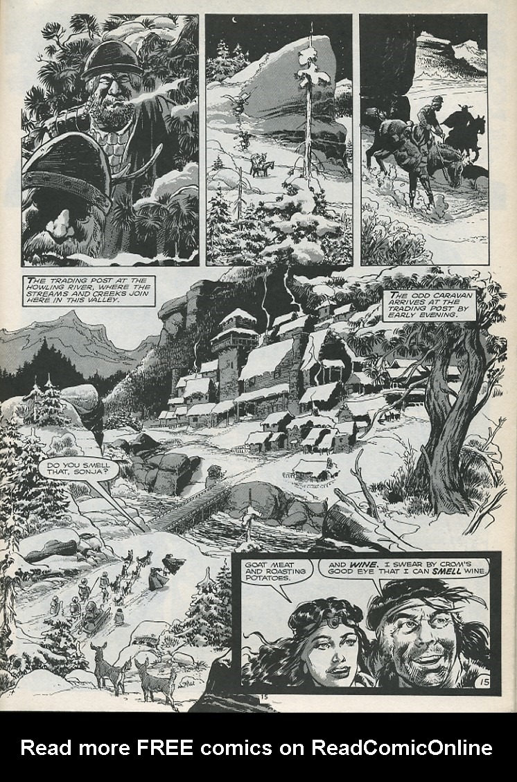 Read online The Savage Sword Of Conan comic -  Issue #179 - 17