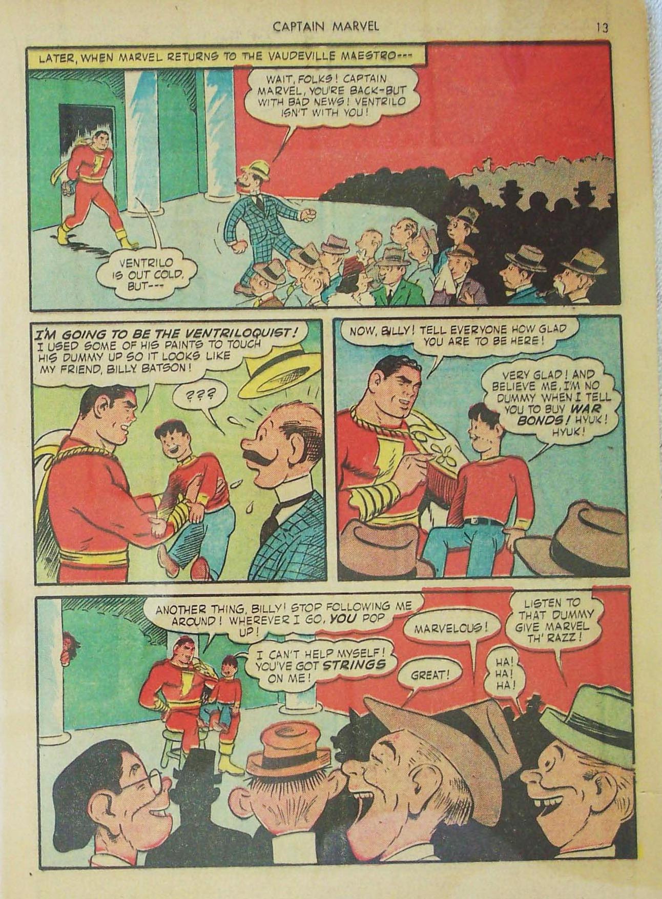 Read online Captain Marvel Adventures comic -  Issue #26 - 14