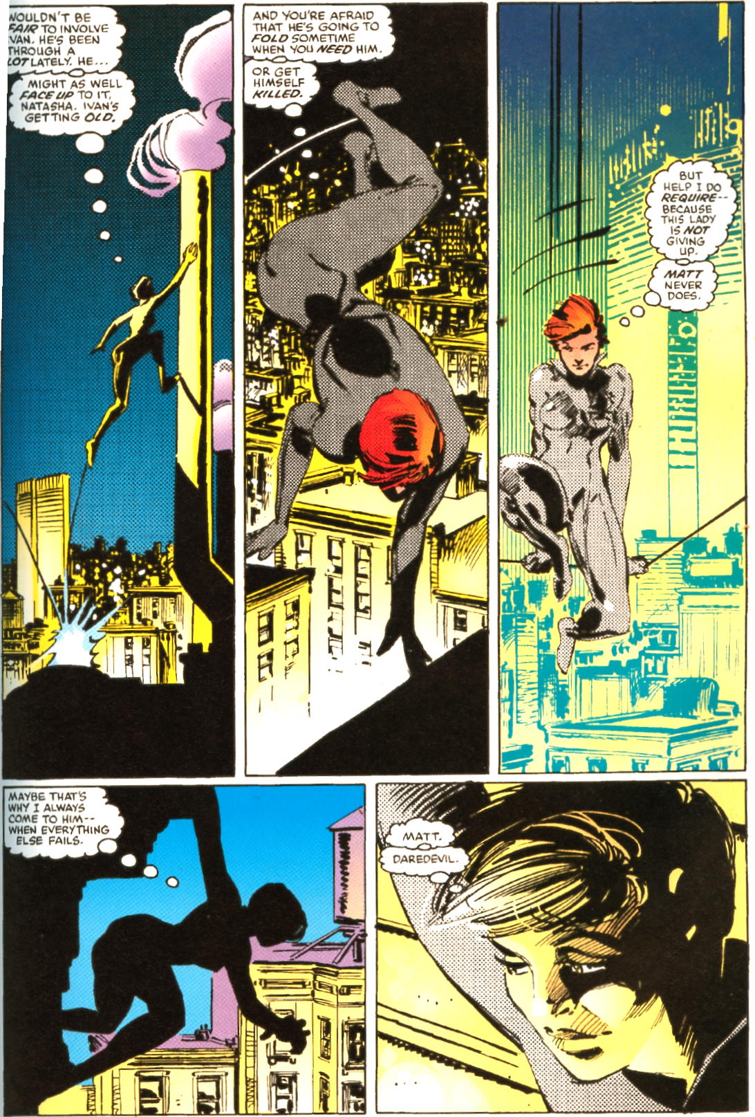 Read online Daredevil Visionaries: Frank Miller comic -  Issue # TPB 3 - 124