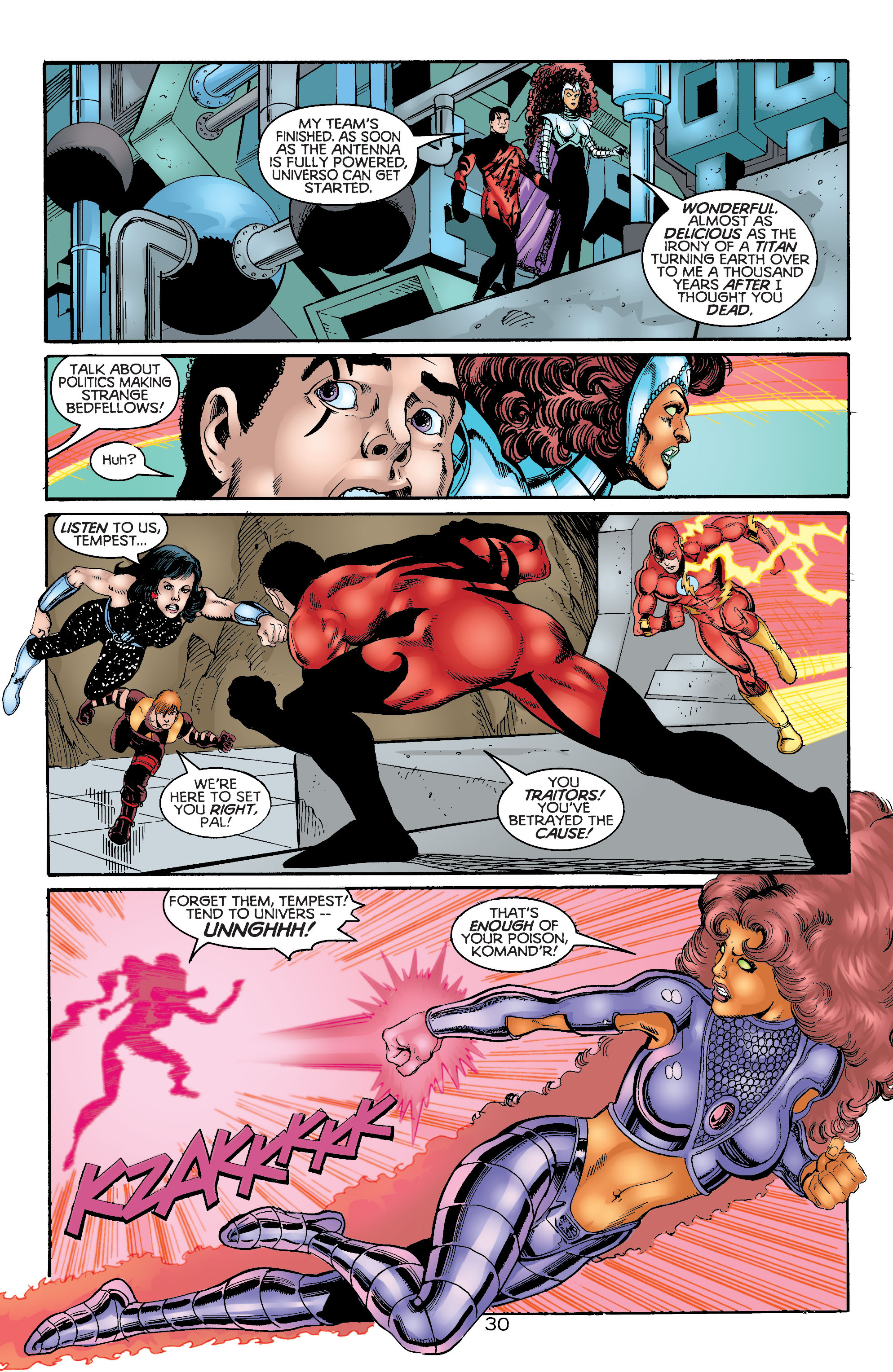 Read online Titans/Legion of Super-Heroes: Universe Ablaze comic -  Issue #4 - 32